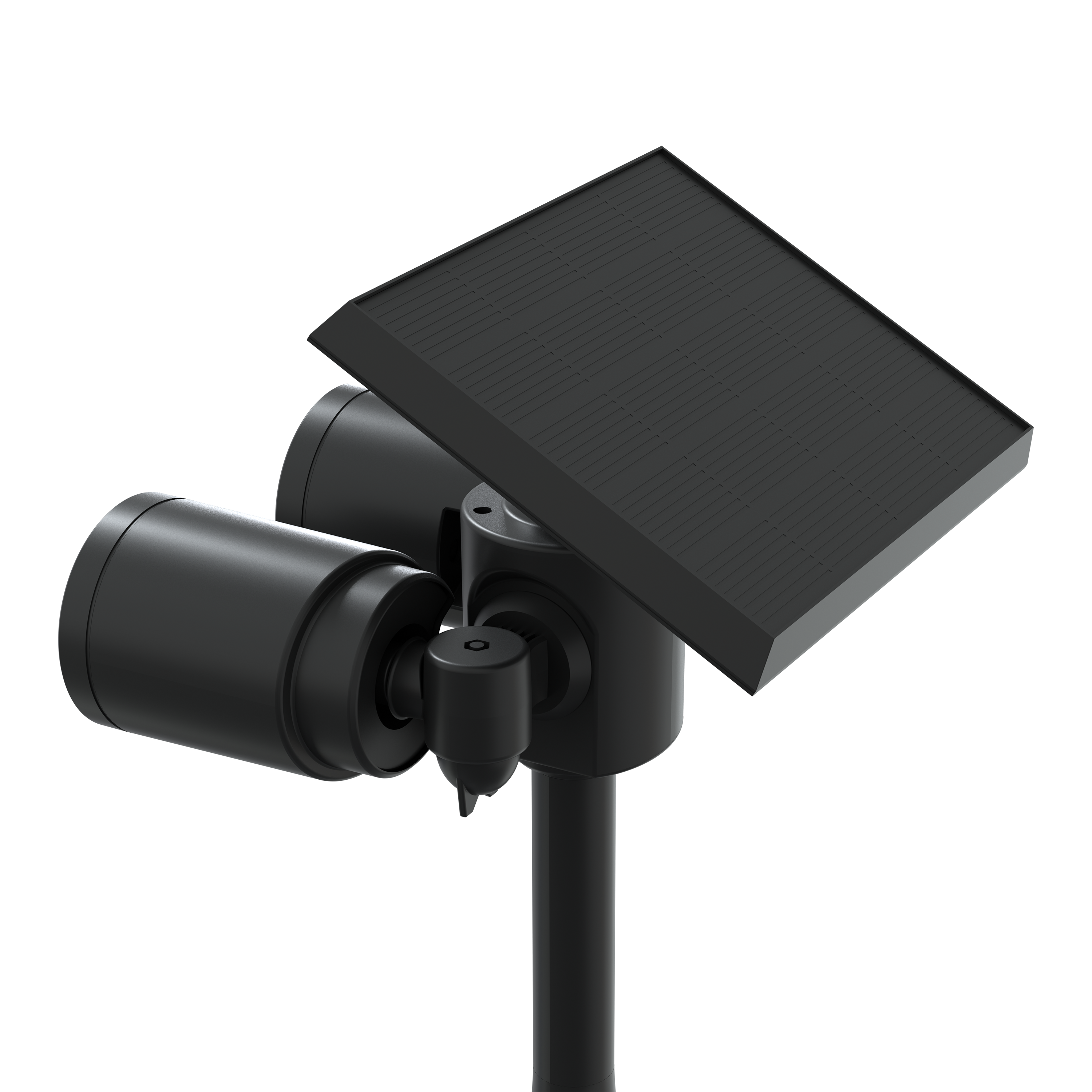 Baliza jardín solar exterior LED negro INSPIRE Orbi IP54 con detector de movimiento - 7
