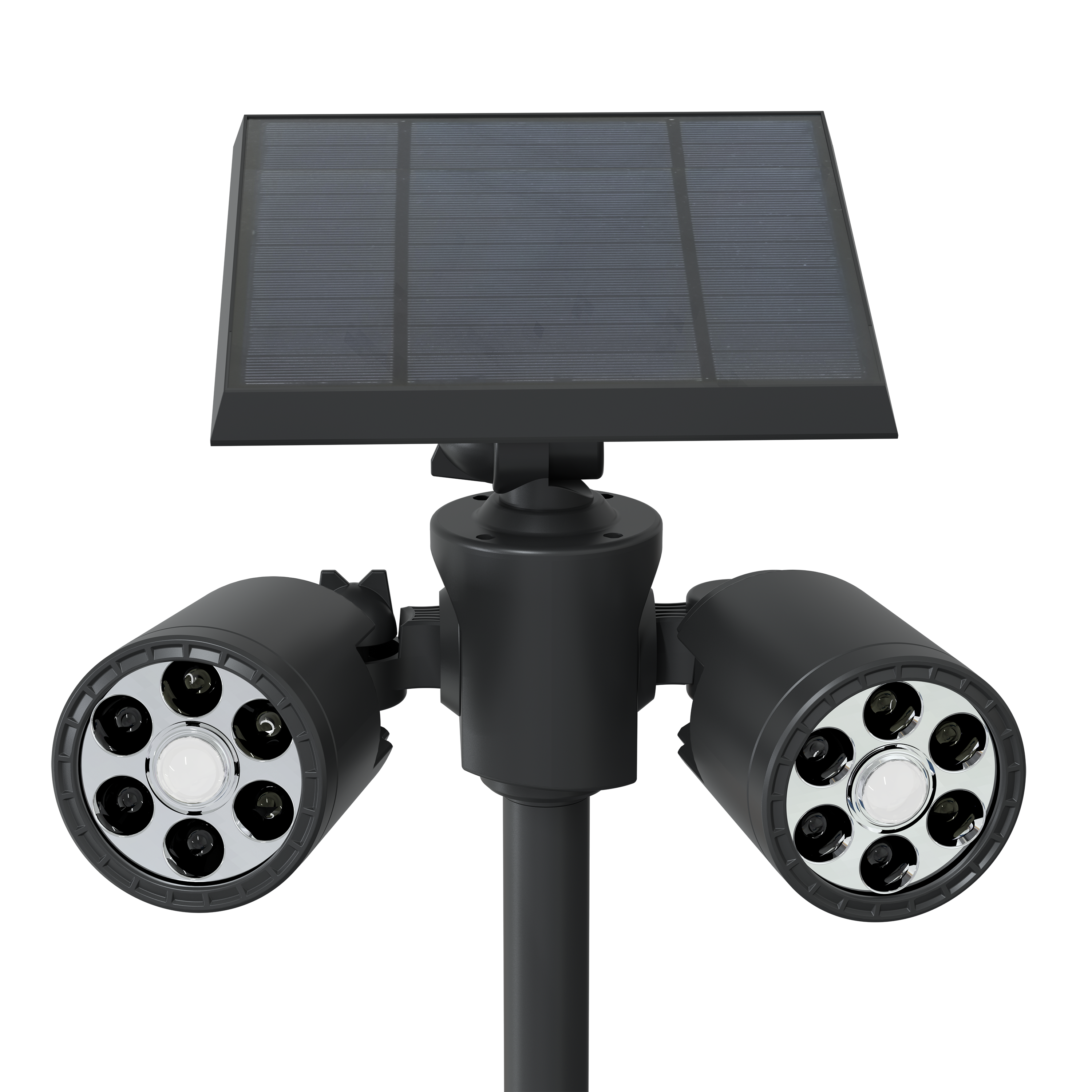 Baliza jardín solar exterior LED negro INSPIRE Orbi IP54 con detector de movimiento - 6