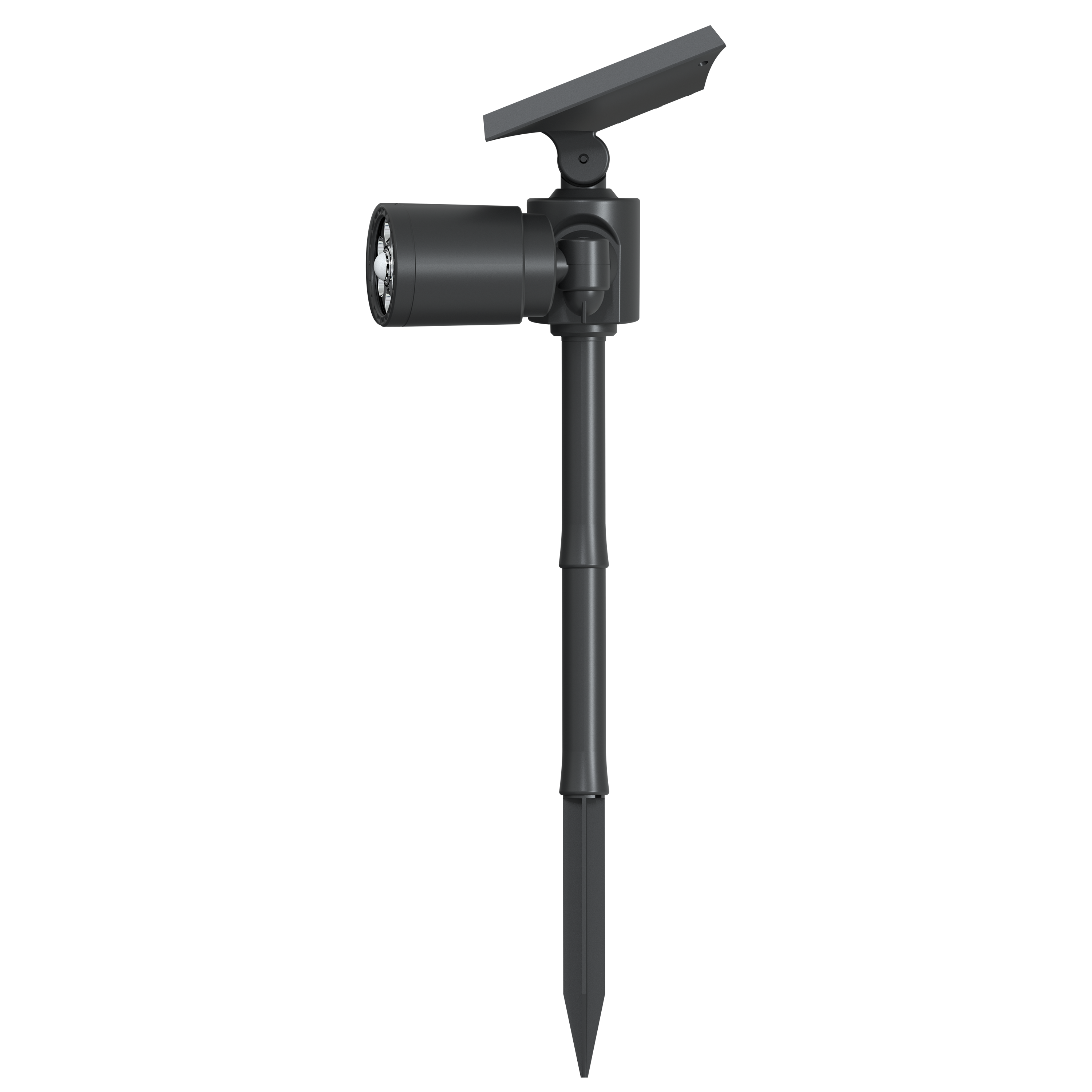 Baliza jardín solar exterior LED negro INSPIRE Orbi IP54 con detector de movimiento - 3