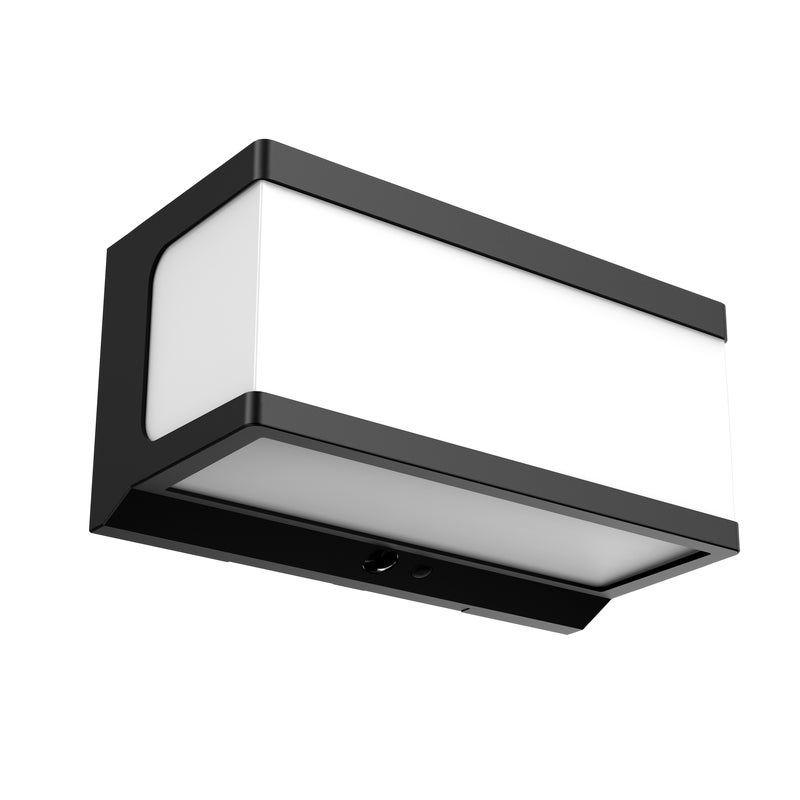 Kinkiet solarny Prospe czarny IP54 z czujnikiem LED Inspire