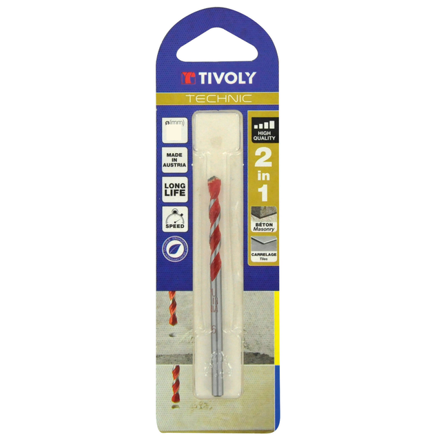 Foret multimatériaux, L.60 mm TIVOLY