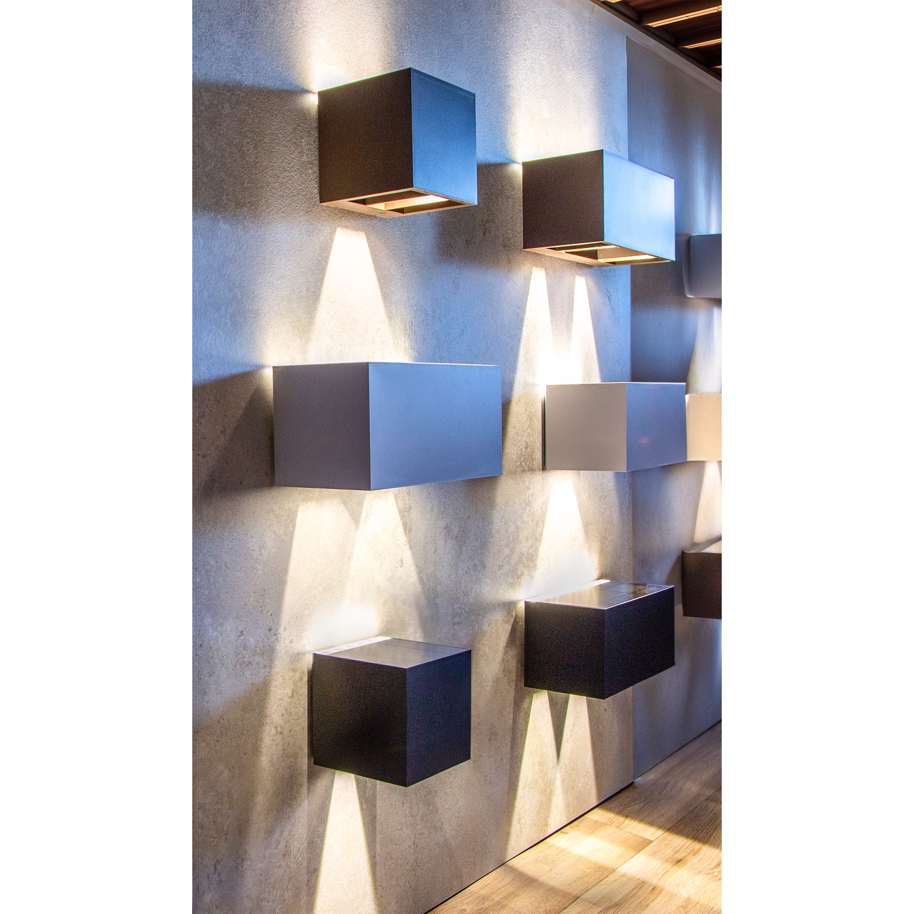 Candeeiro de parede solar Roxbury  700 lm 4000k ip54 branco Inspire - 14