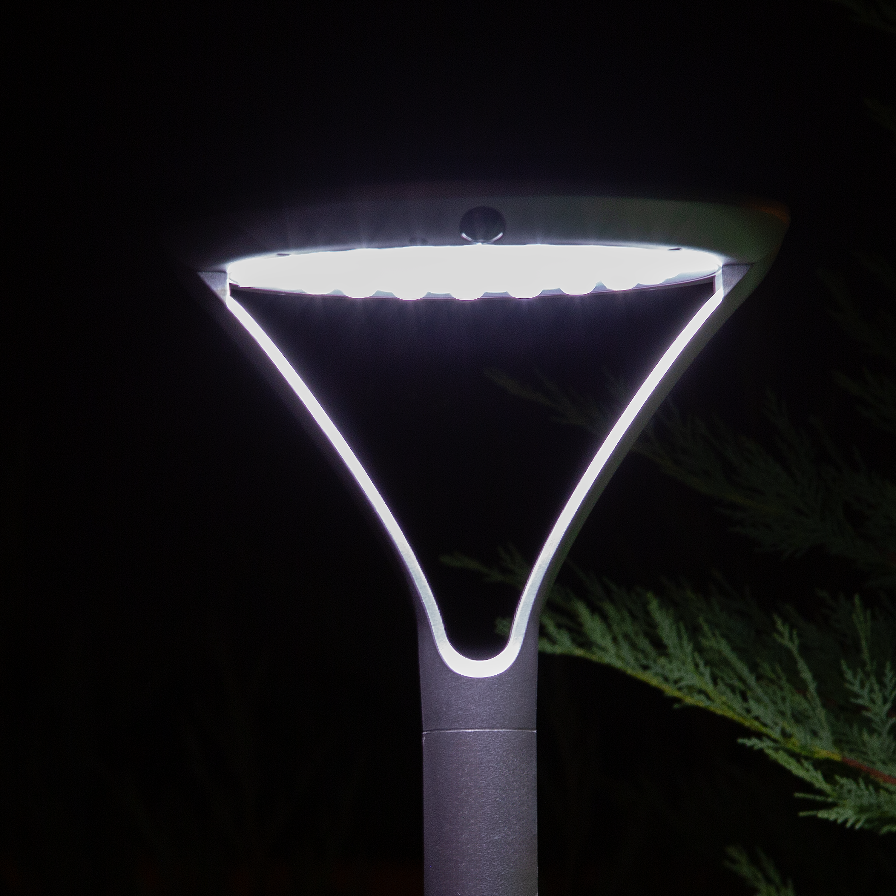 Lampadaire solaire à détecteur 2000 Lm, blanc neutre, Bermeo anthracite INSPIRE - 10