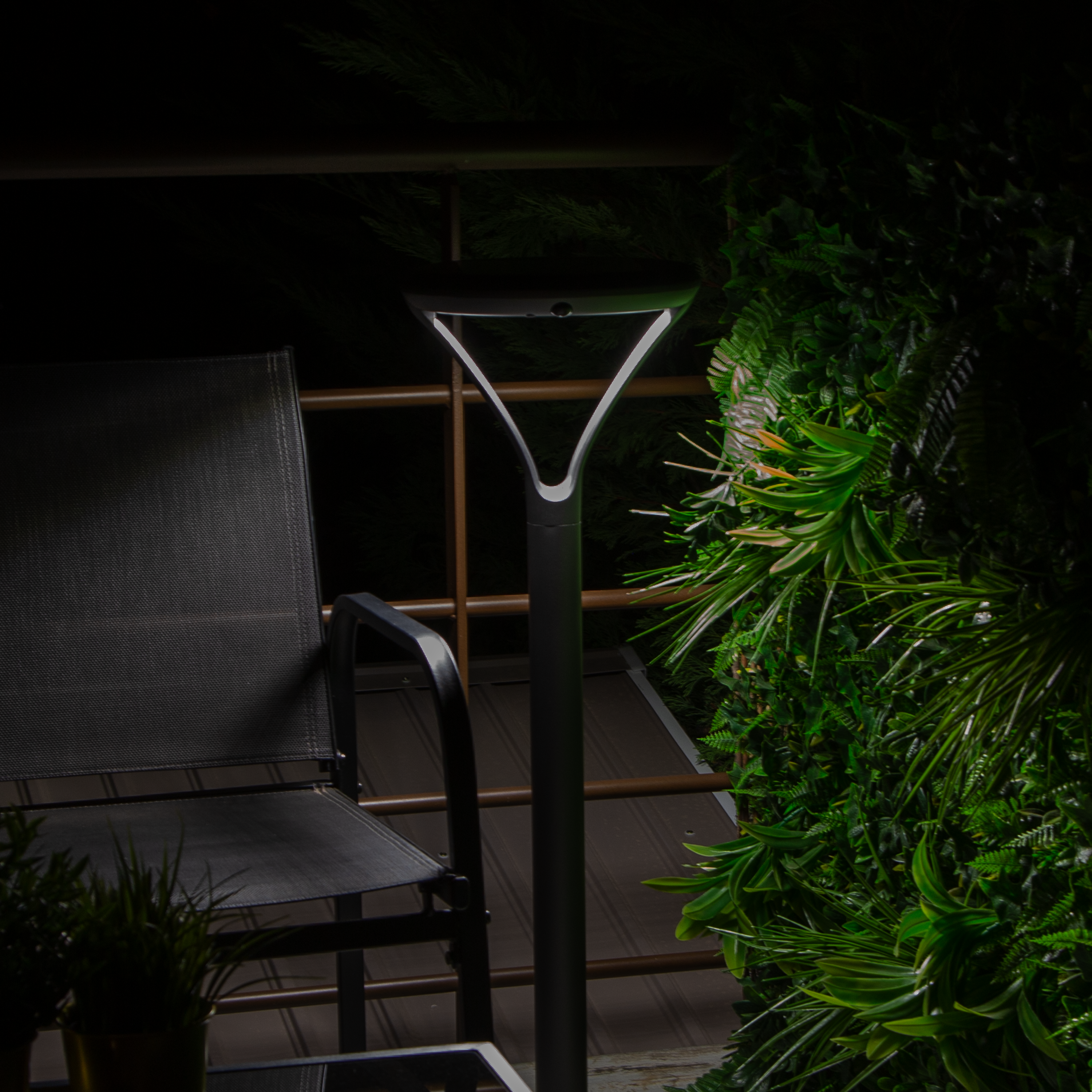 Lampadaire solaire à détecteur 2000 Lm, blanc neutre, Bermeo anthracite INSPIRE - 7