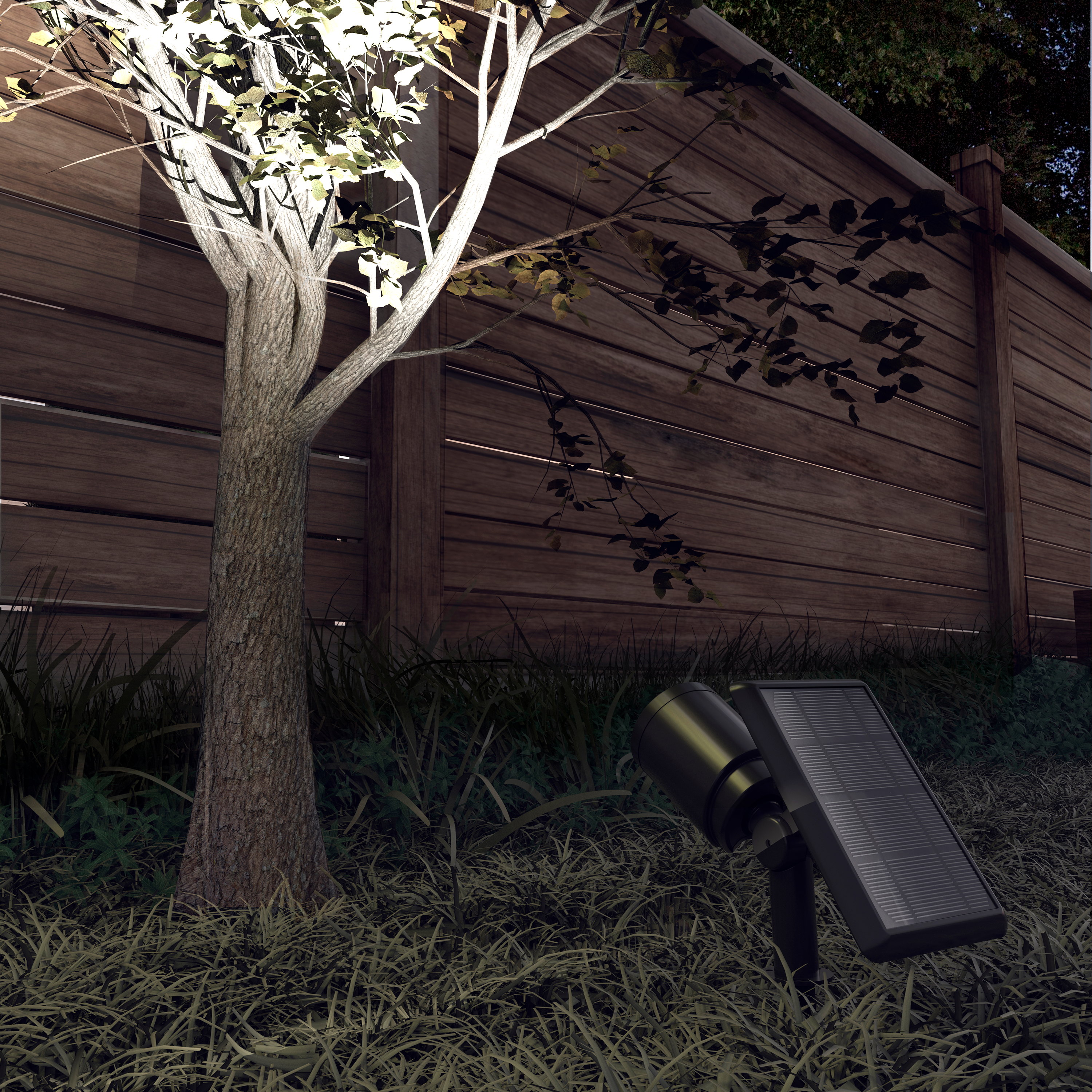 Baliza solar Orbi 300lm 6000K ip54 preto Inspire - 5