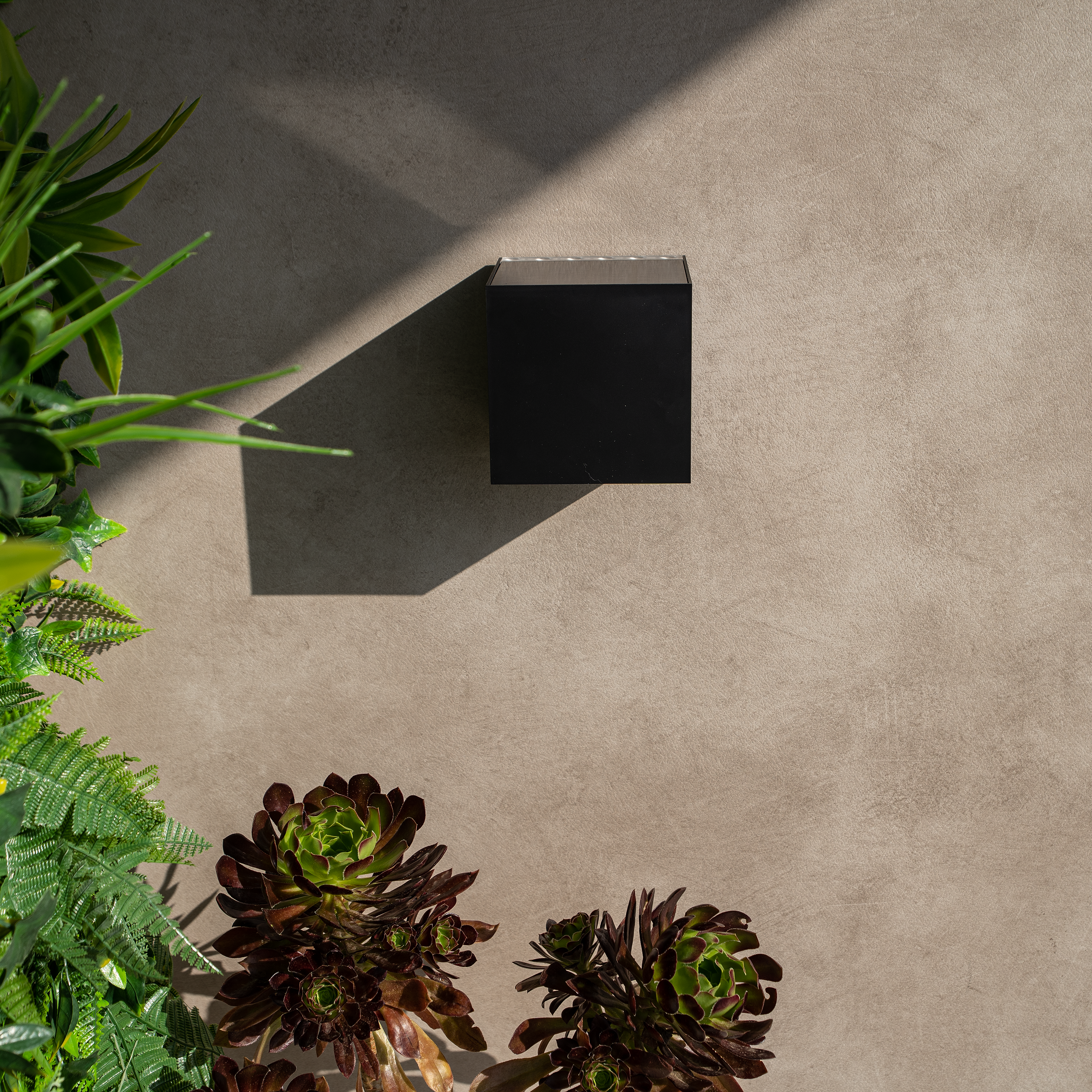 Applique solaire jeux de lumière Roxbury, 700 Lm, blanc chaud, noir INSPIRE - 3