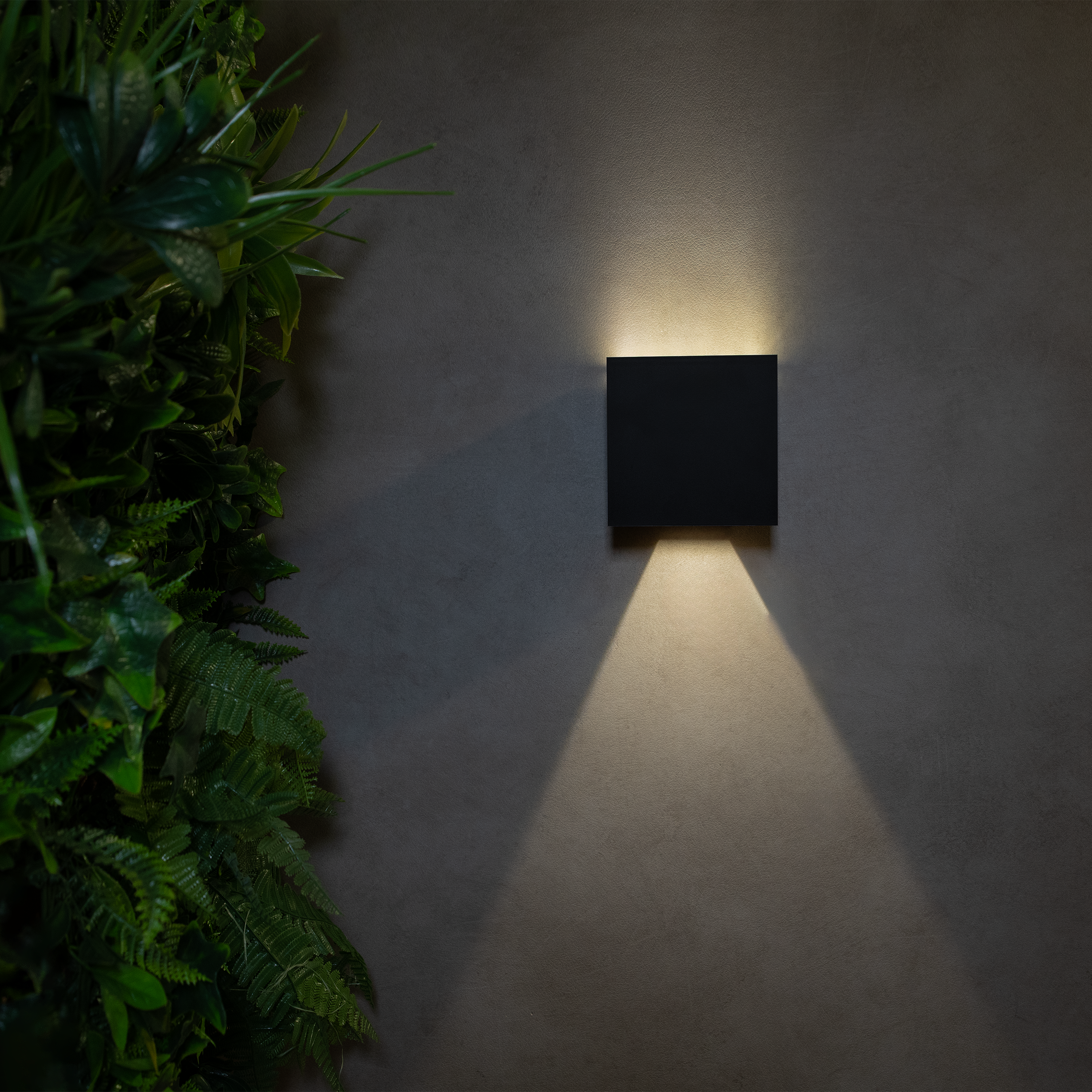 Candeeiro de parede solar Roxbury  700 lm 4000k ip54 preto Inspire - 6