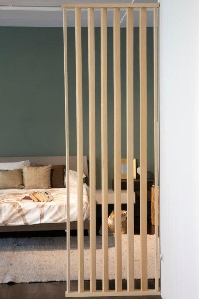 Kit divisória de interior madeira maciço fixo 81x246cm