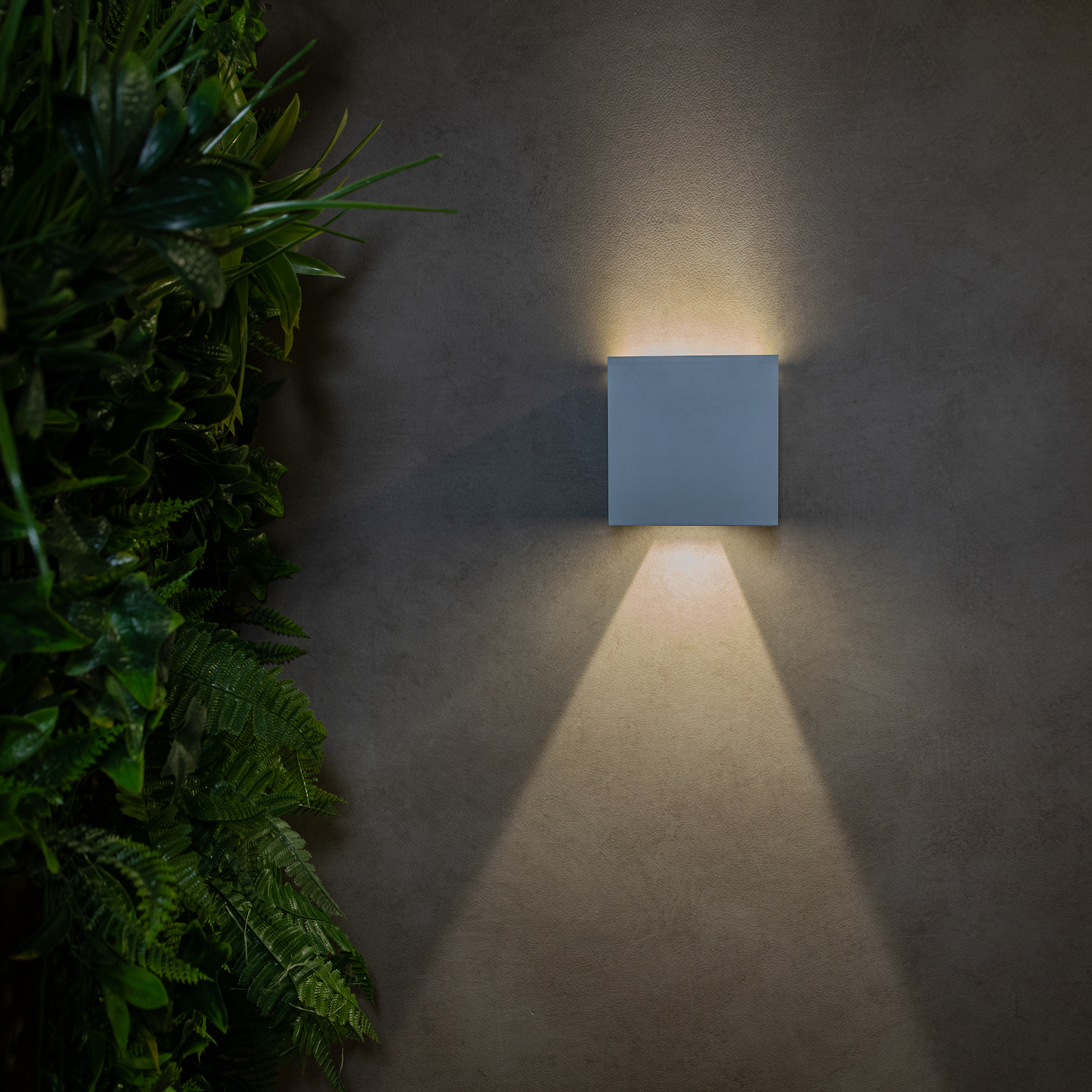 Candeeiro de parede solar Roxbury  700 lm 4000k ip54 branco Inspire - 5