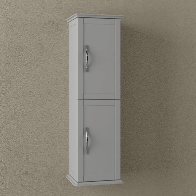 Colonne 2p l.34 x H.114 x P.32 cm gris nuage Tiffany