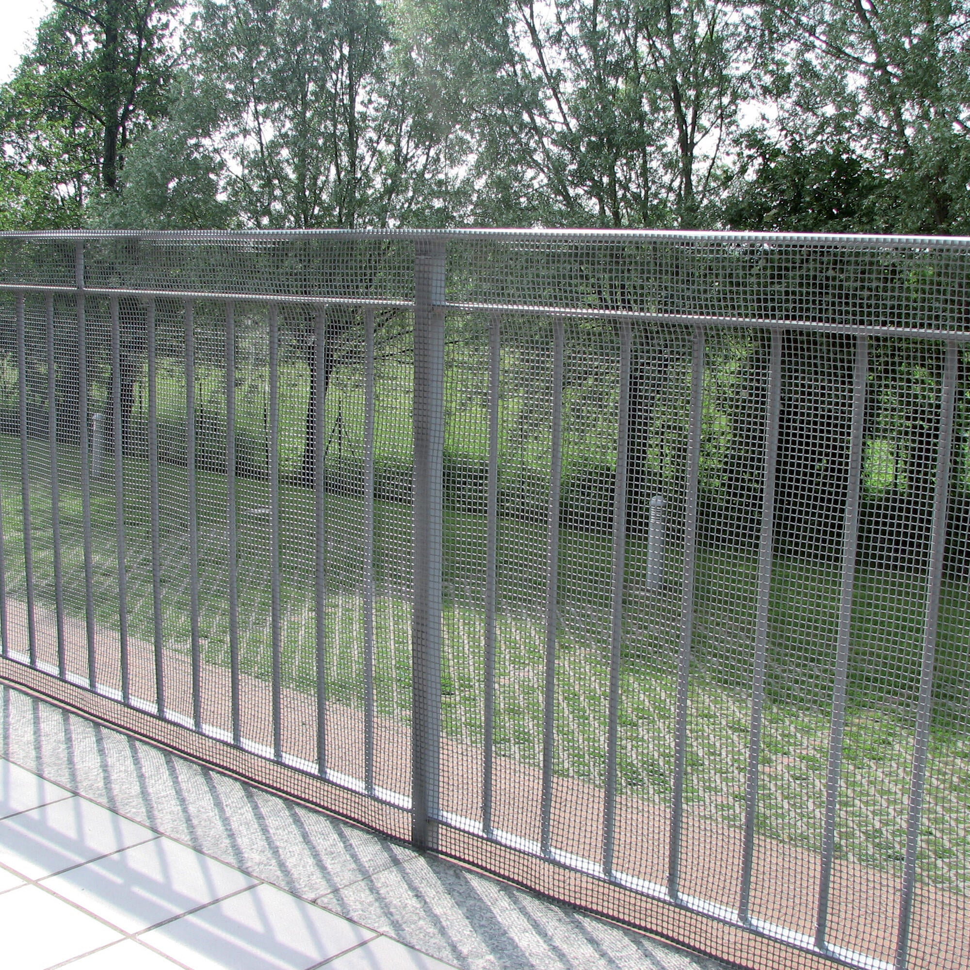 Rete in plastica QUADRA 10 argento H 0.5 x L 5 m - 2
