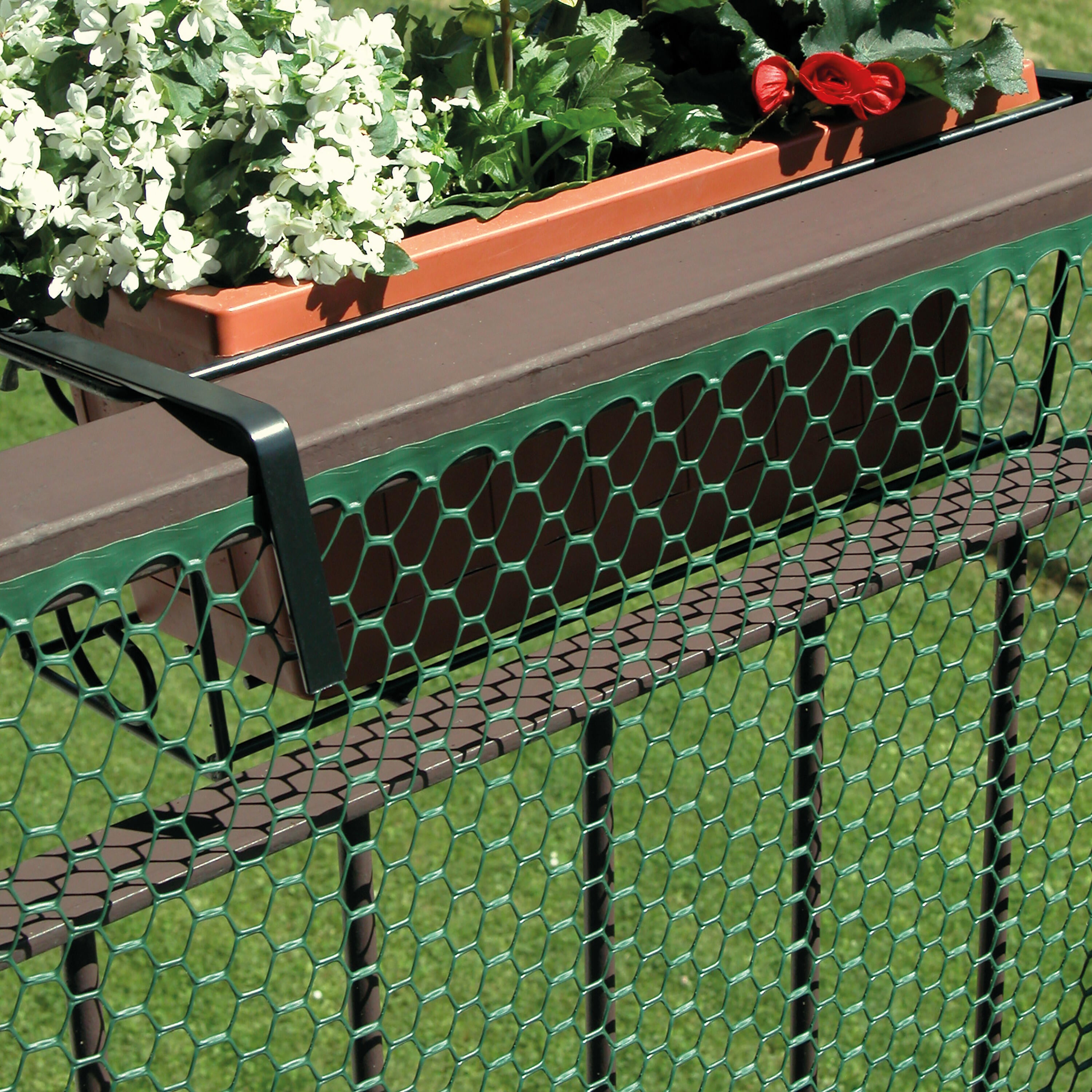 Rete in plastica EXAGON verde H 0.5 x L 5 m - 2
