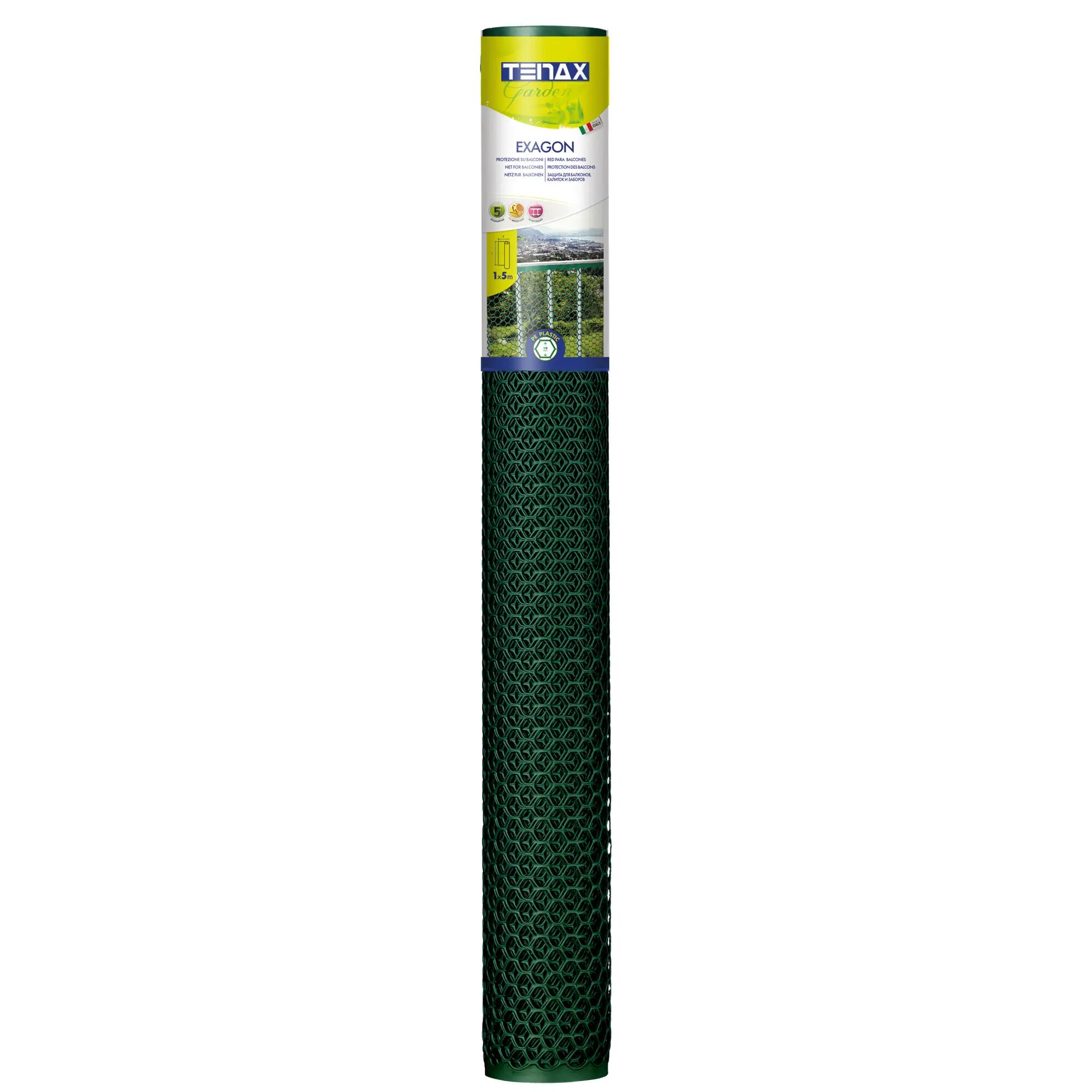 Rete in plastica EXAGON verde H 1 x L 5 m - 5