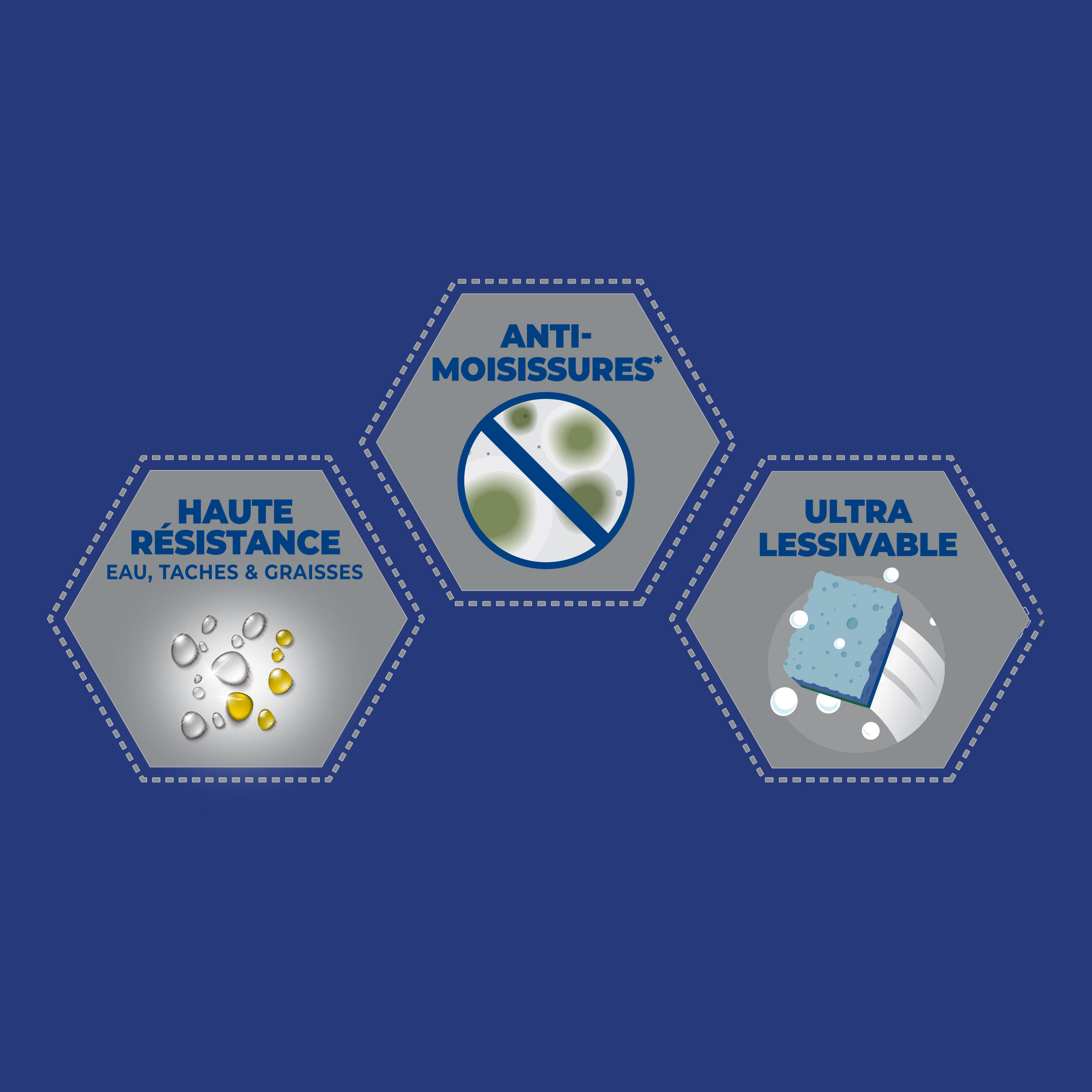 Peinture mur vert nobile satin RIPOLIN Cuisine et bain 2L - 7