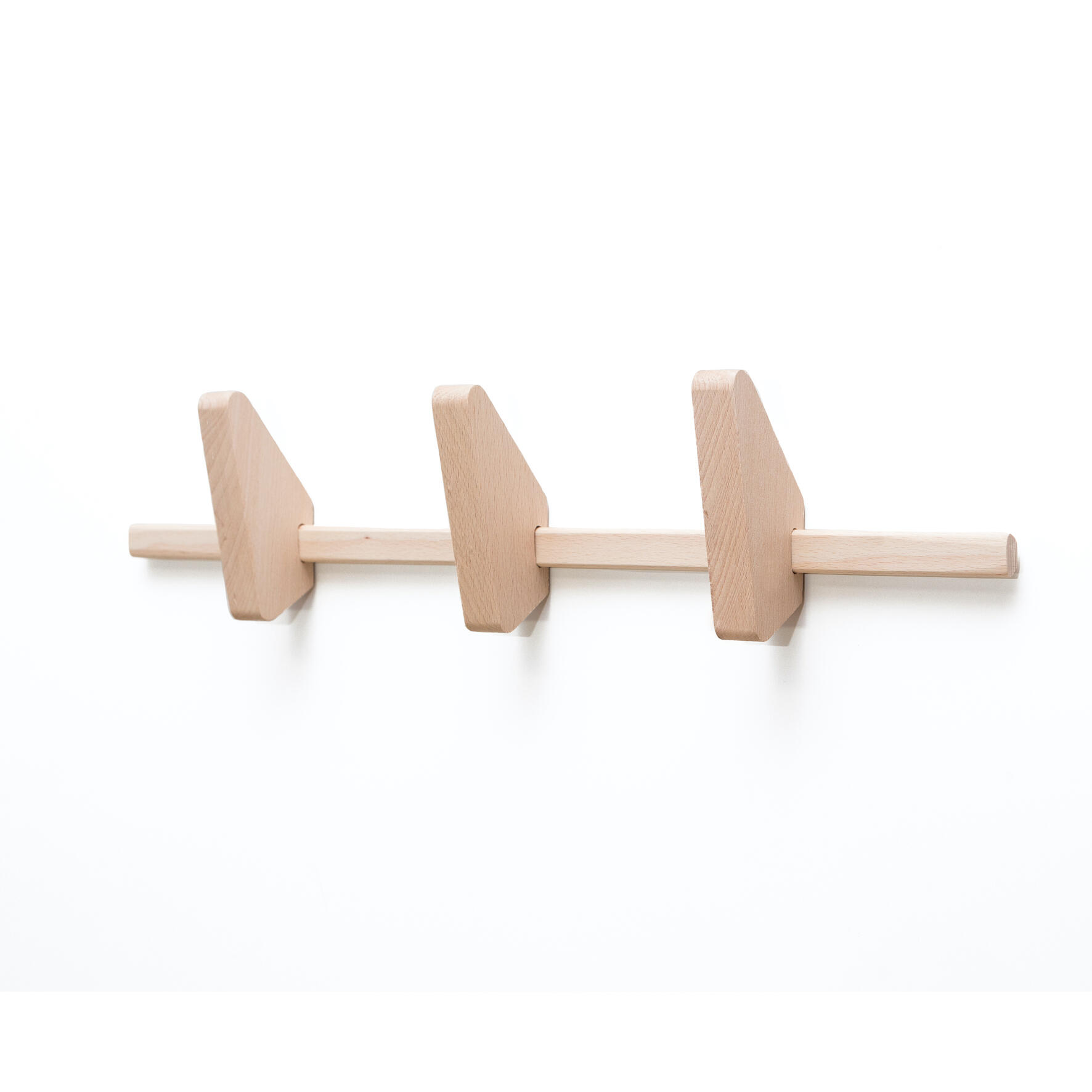 Patère à visser beige Rei nature REI - 3