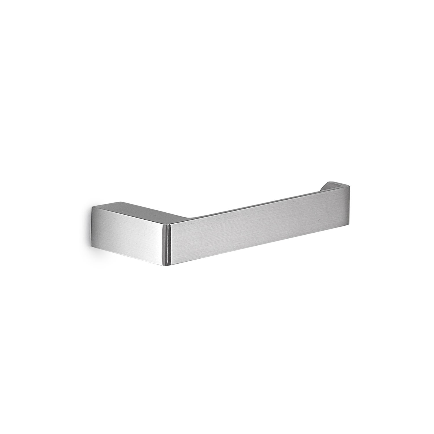 Portarrollo wc pirenei plata cromado cepillado 16.6x2.6 cm
