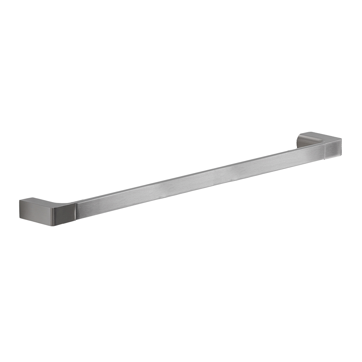 Toallero pirenei cromado cepillado 60x2.6 cm