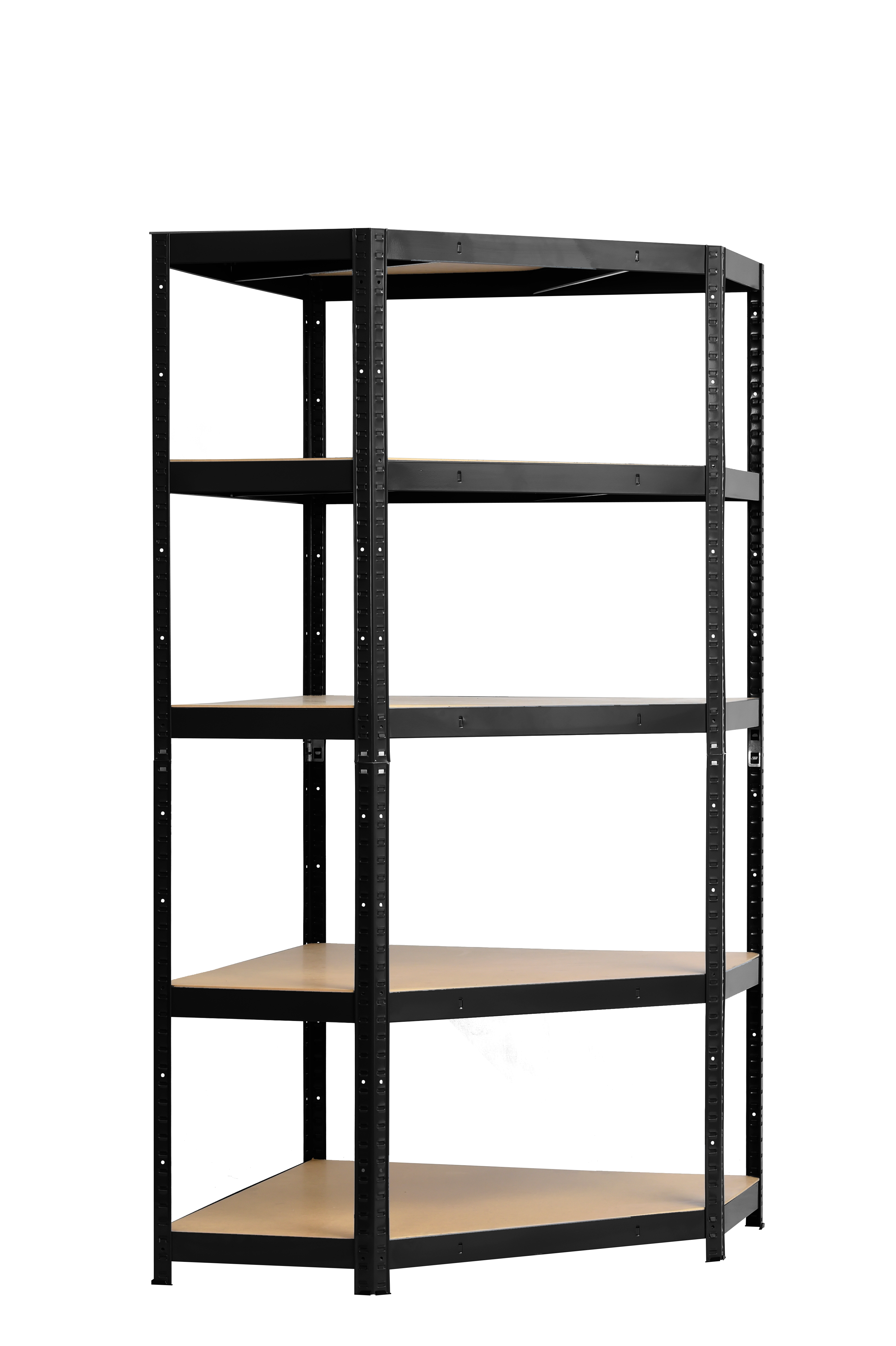 Regał metalowy narożny 175 kg 180 x 80 x 80 x 40 cm 5P Metalkas