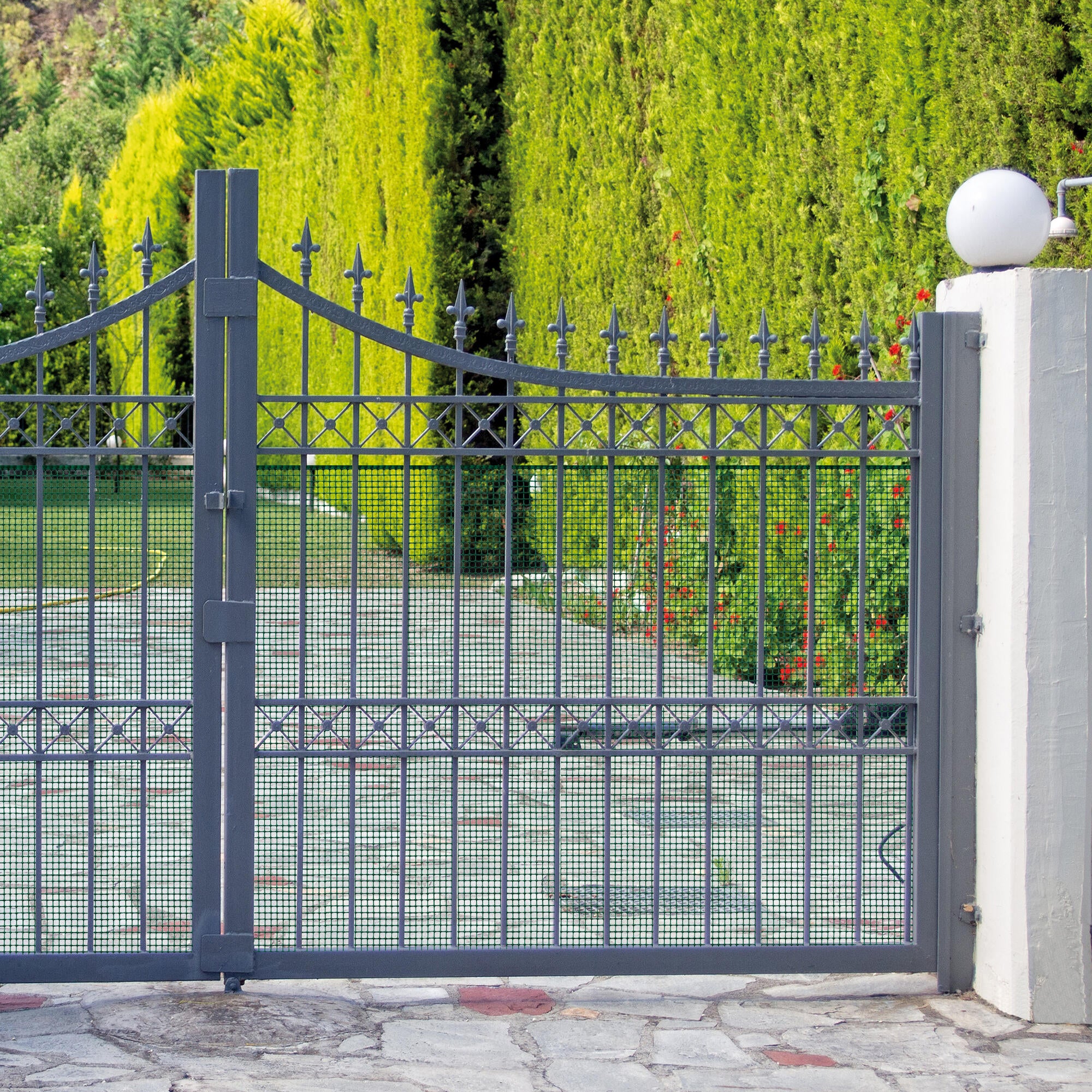 Rete in plastica QUADRA 10 verde H 1 x L 10 m - 4