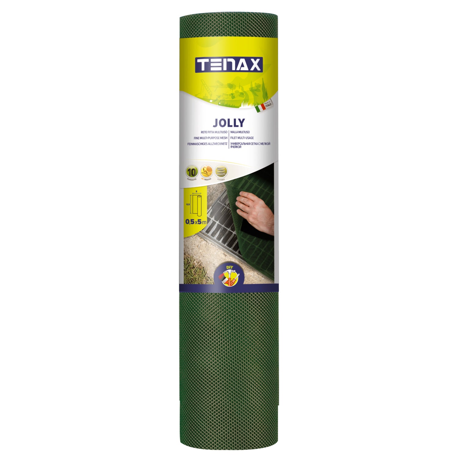 Rete in plastica Jolly verde H 0.5 x L 5 m - 4