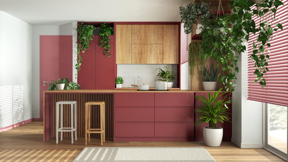 Cucina colorata rosa scuro | Leroy Merlin
