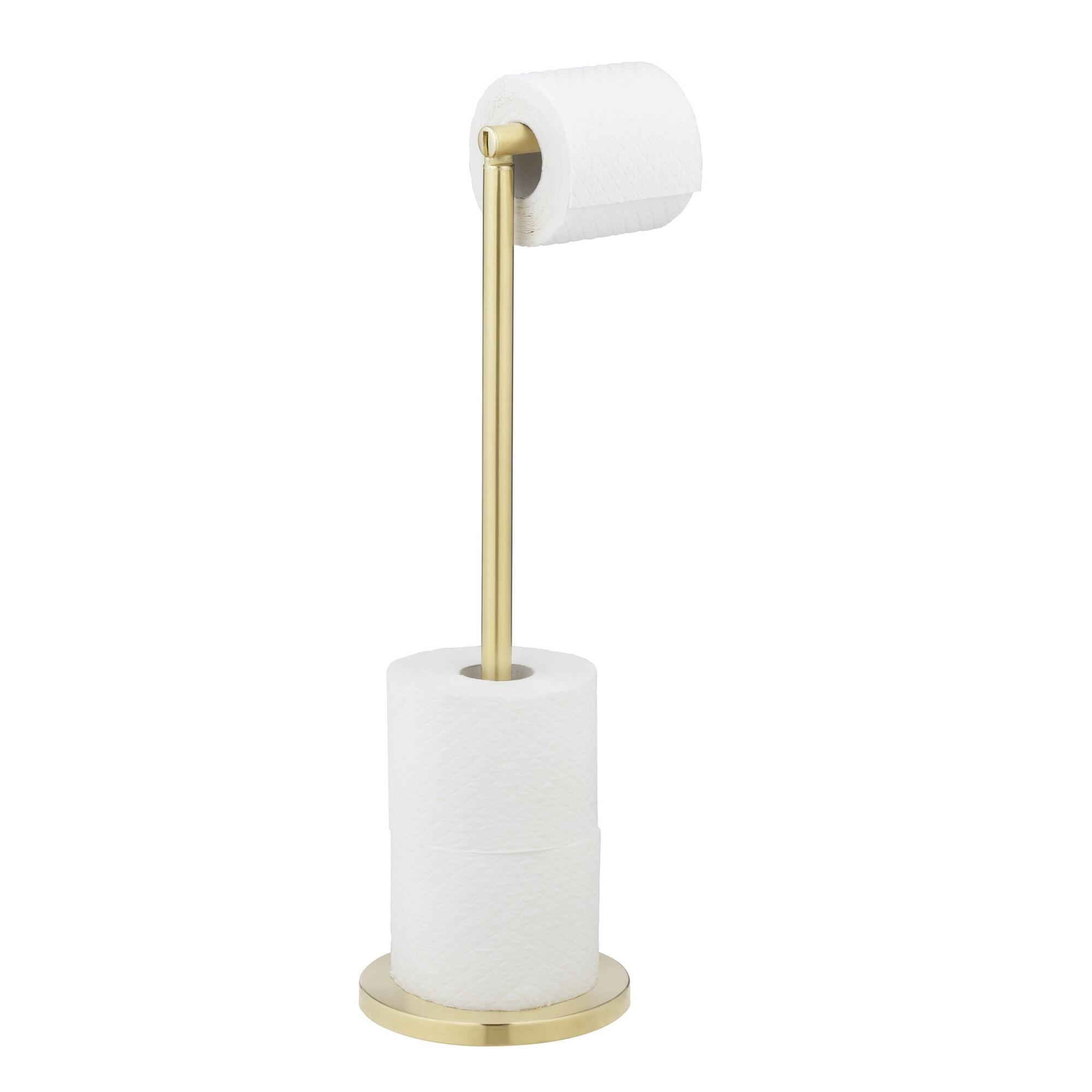 Porta-rolos e reserva em inox dourado Wenko - 2