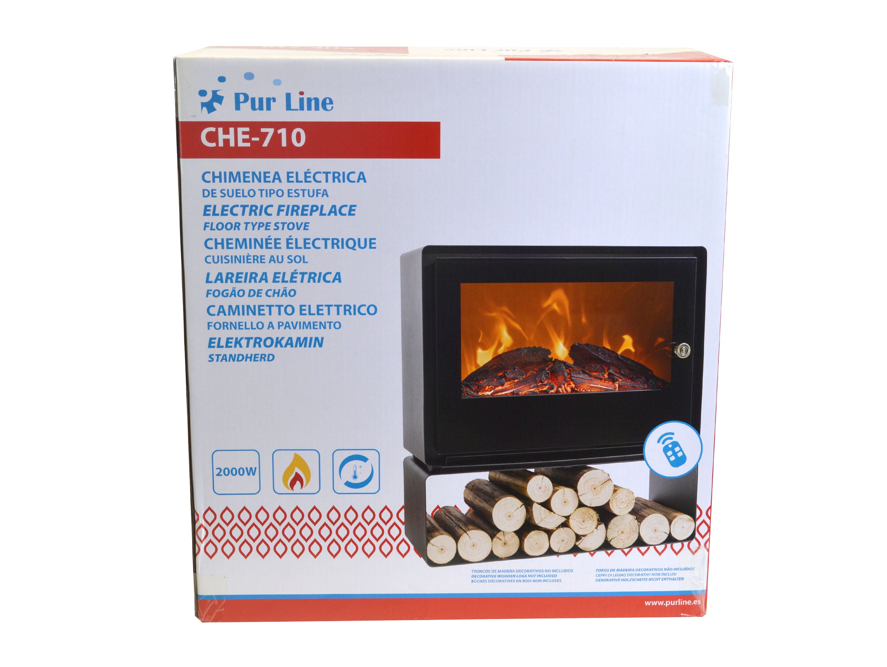 Chimenea electrica estufa Che-710 - 16