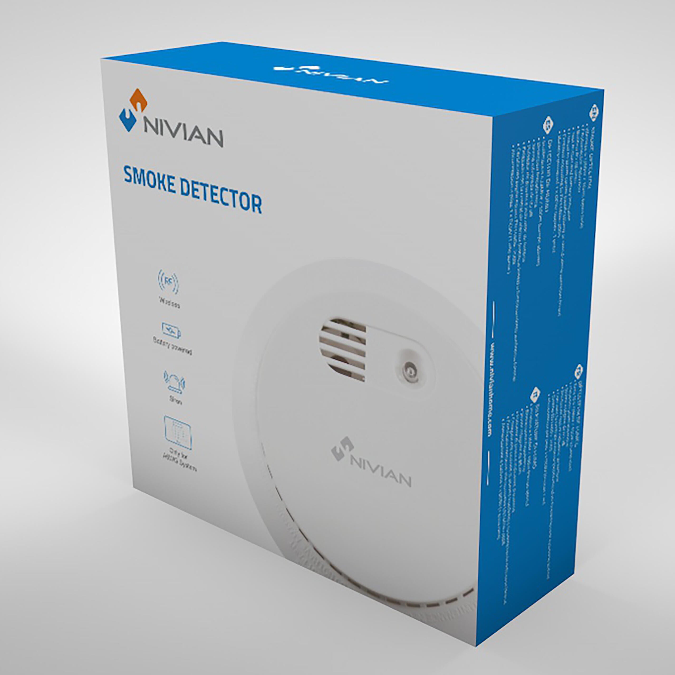 Detector de humo NIVIAN Nvs-D5C - 10