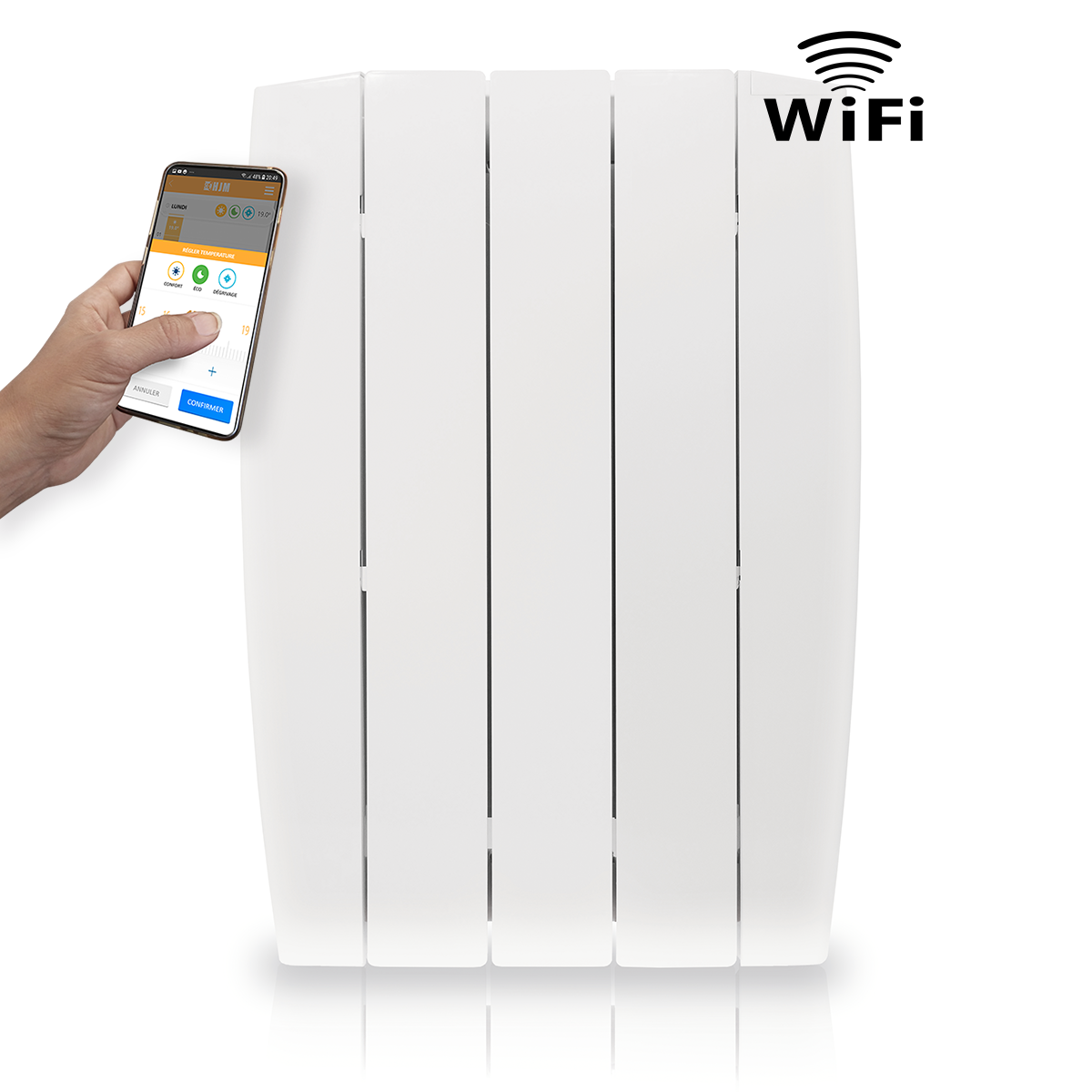 Indals 500 WIFI DIRECT-Emisor Térmico Fluido HJM, Sin Smarbox