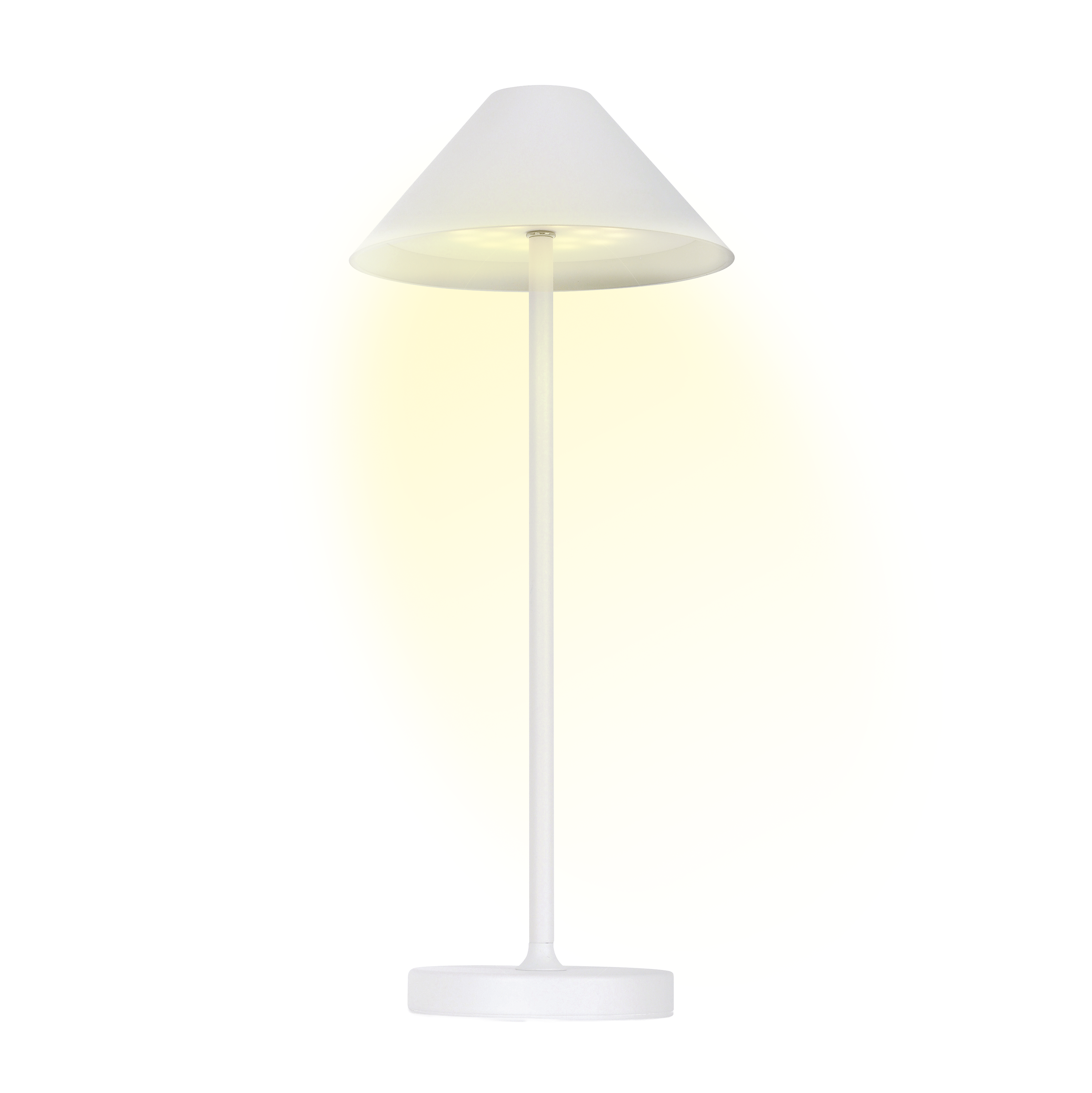 Lampe de table Led rechargeable 320 Lm intensité variable, blanc Malia INSPIRE - 10