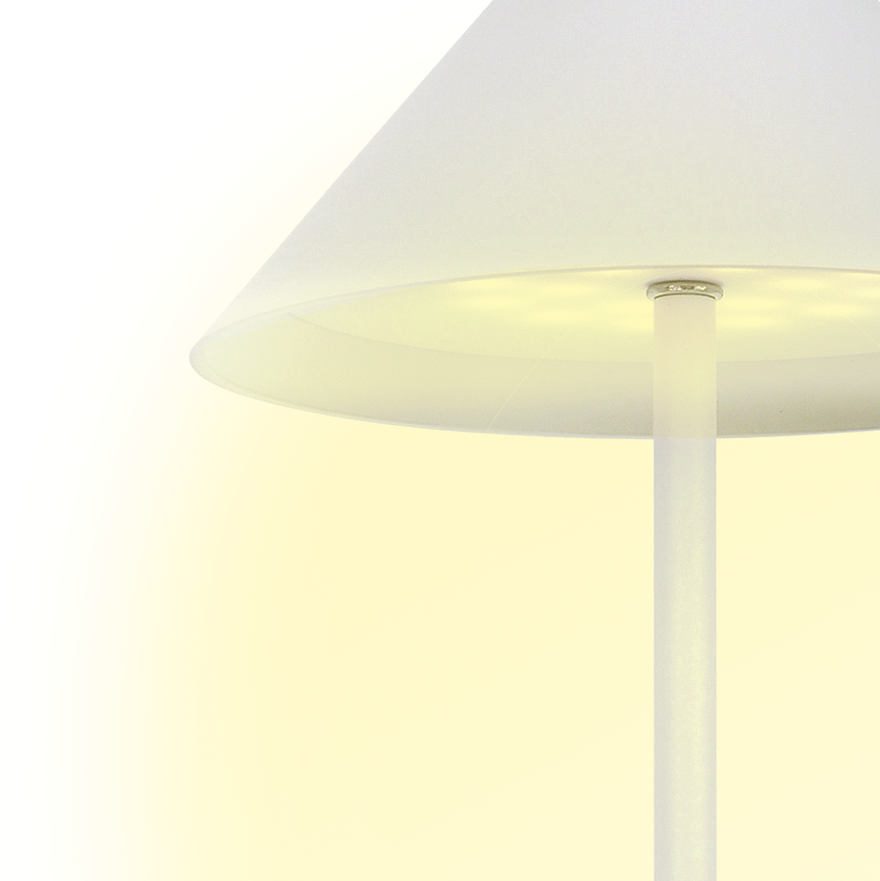 Lampe de table Led rechargeable 320 Lm intensité variable, blanc Malia INSPIRE - 9