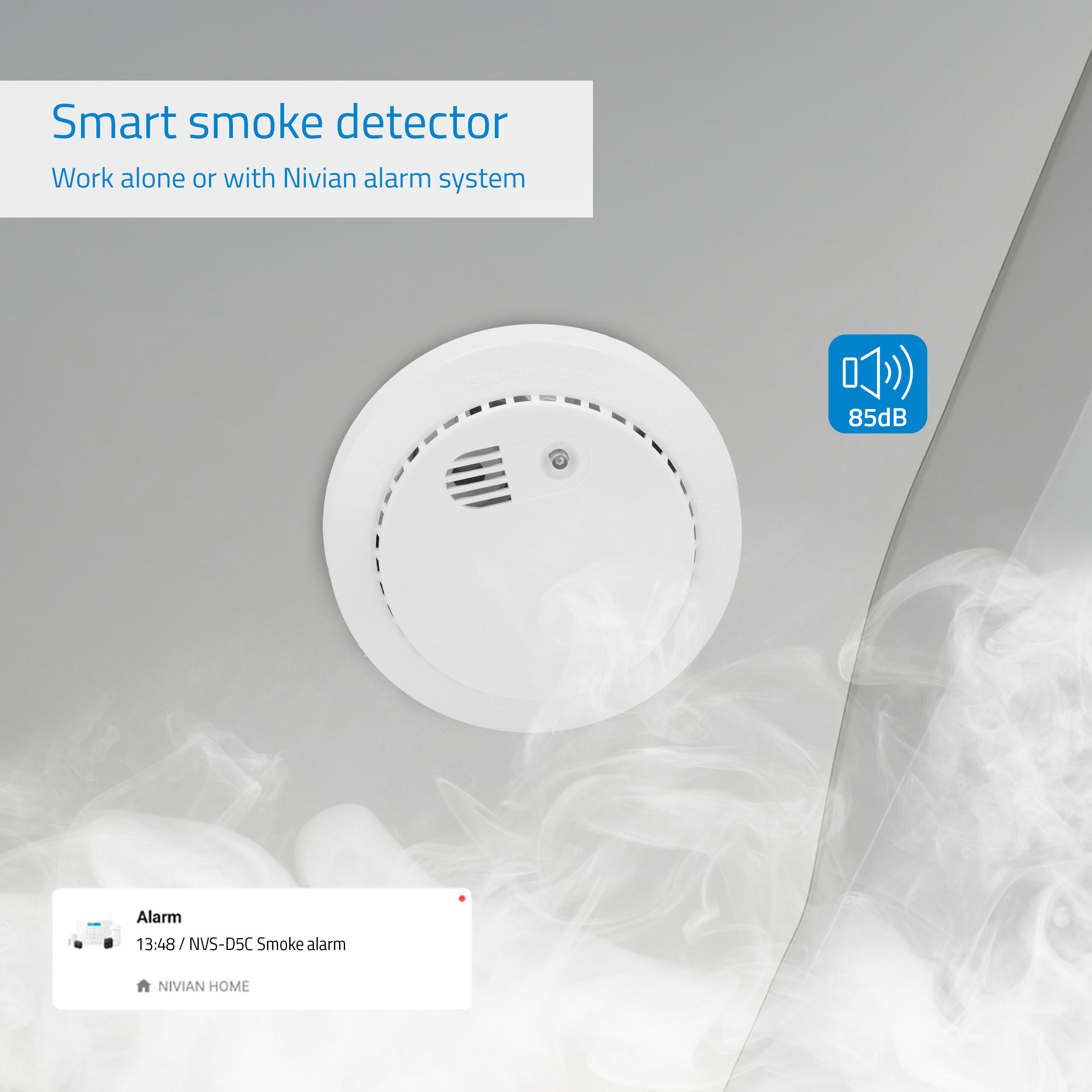 Detector de humo NIVIAN Nvs-D5C - 7