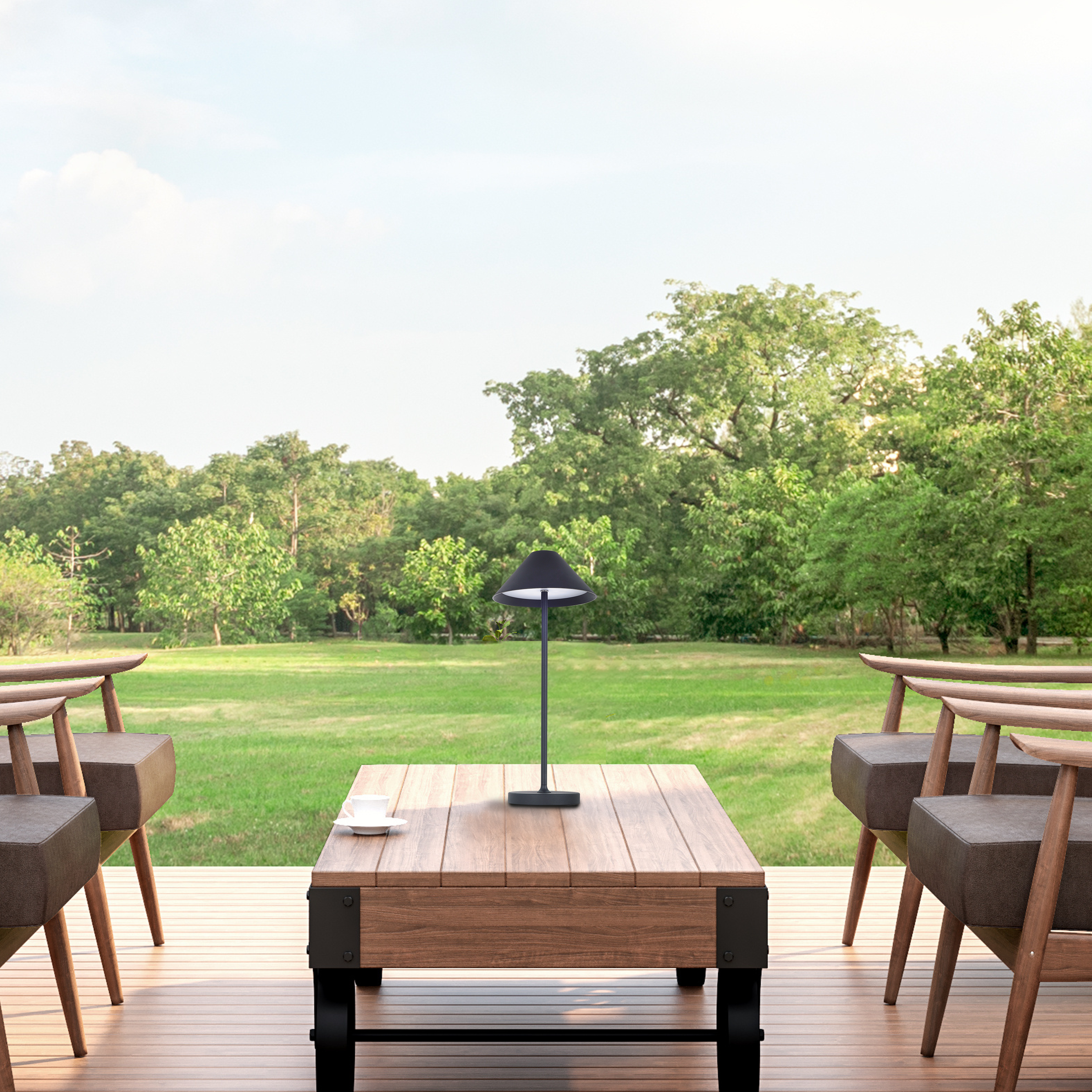 Lampka Malia czarna USB IP44 LED Inspire - 13