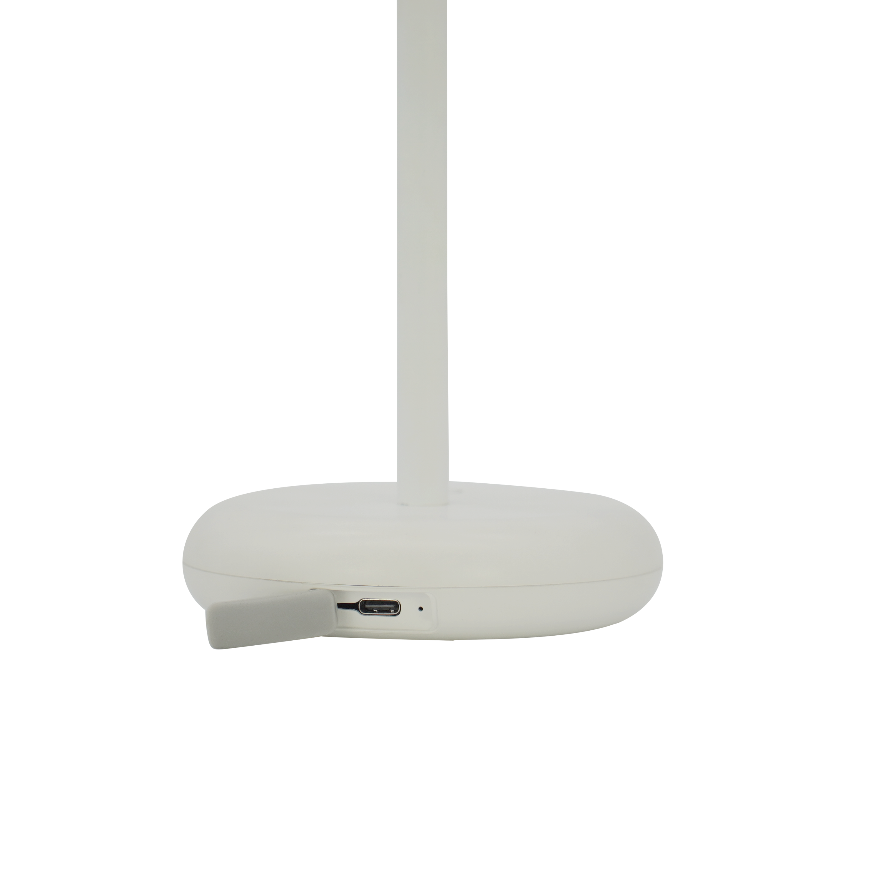 Lámpara de mesa LED Natalia INSPIRE con estructura blanca luz cálida 3000K de pilas - 9