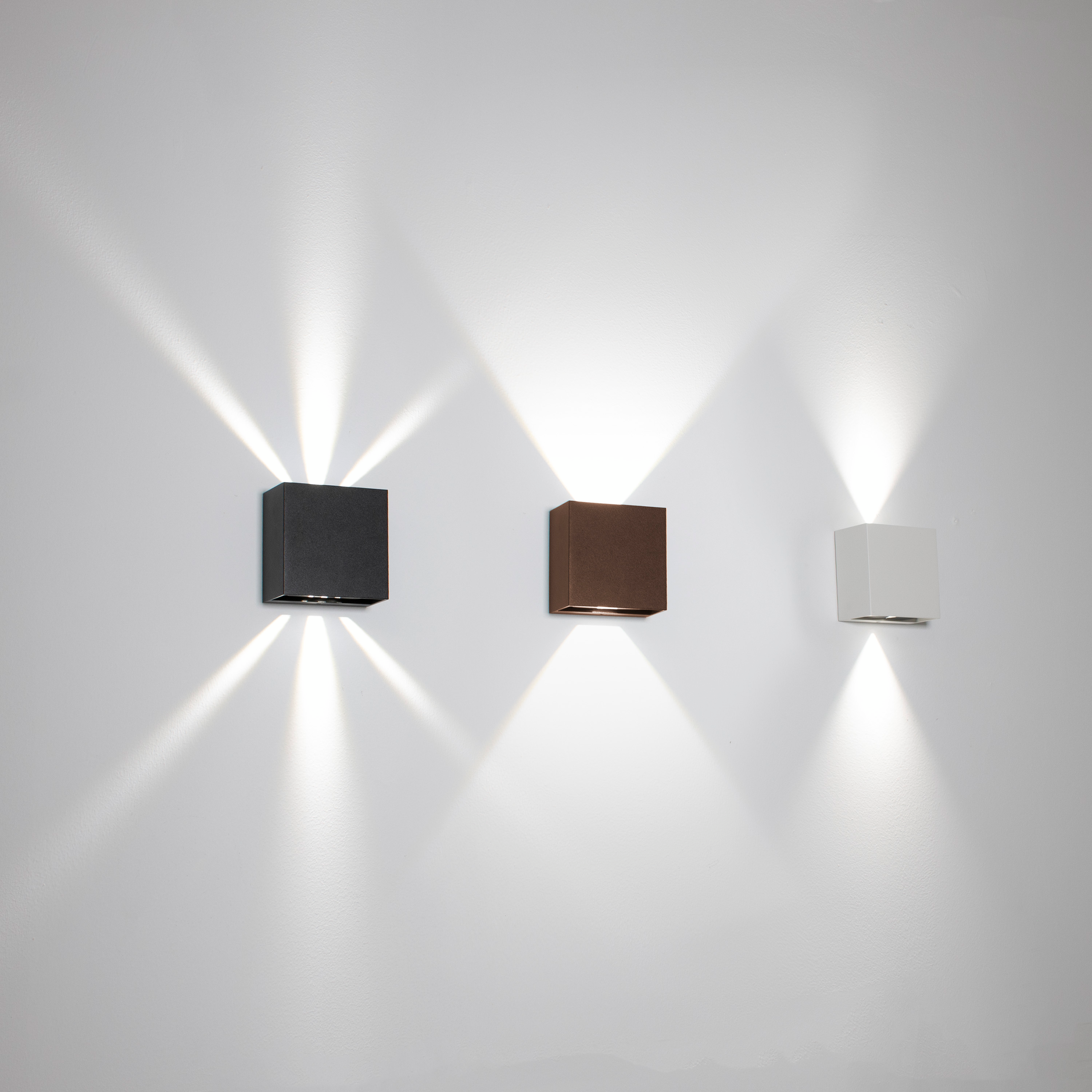 Candeeiro de parede exterior Baiona 1400 lm 4000K ip65 preto Inspire - 20