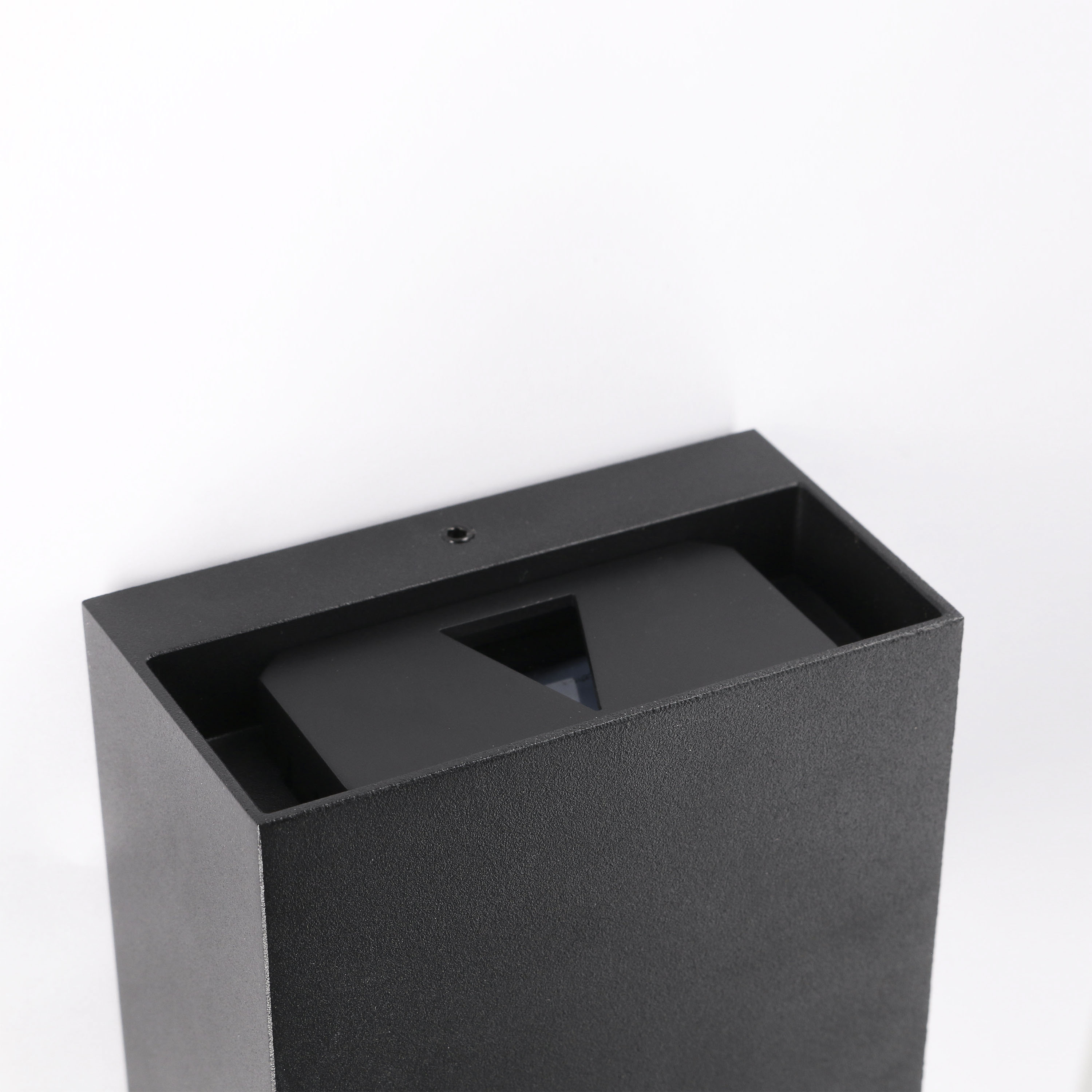 Applique LED design da esterno Baiona doppia luce nero IP65, luce bianco naturale 1400 lumen, INSPIRE - 3