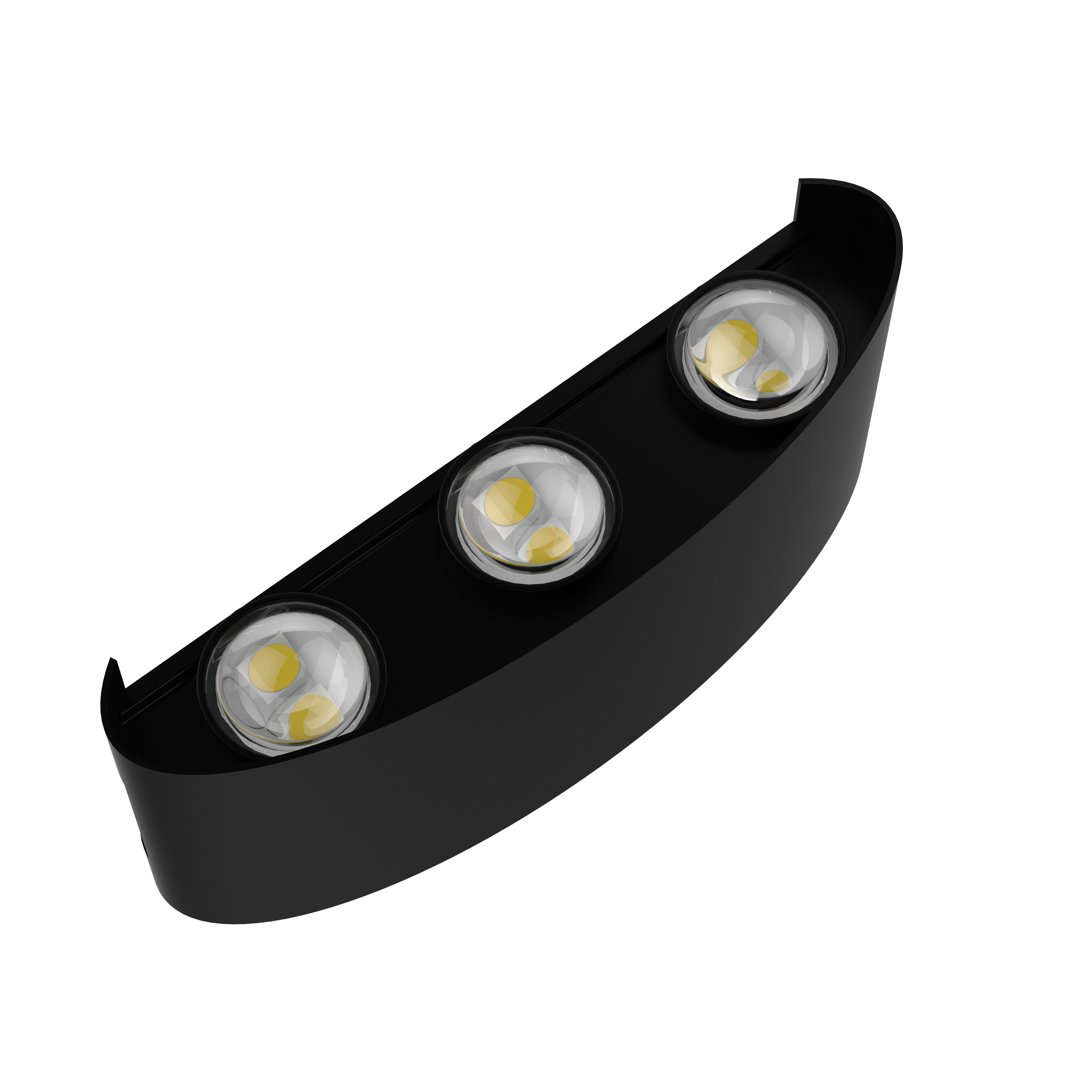 Applique extérieure led 958 lumens, blanc chaud, noir QuirogaINSPIRE - 5