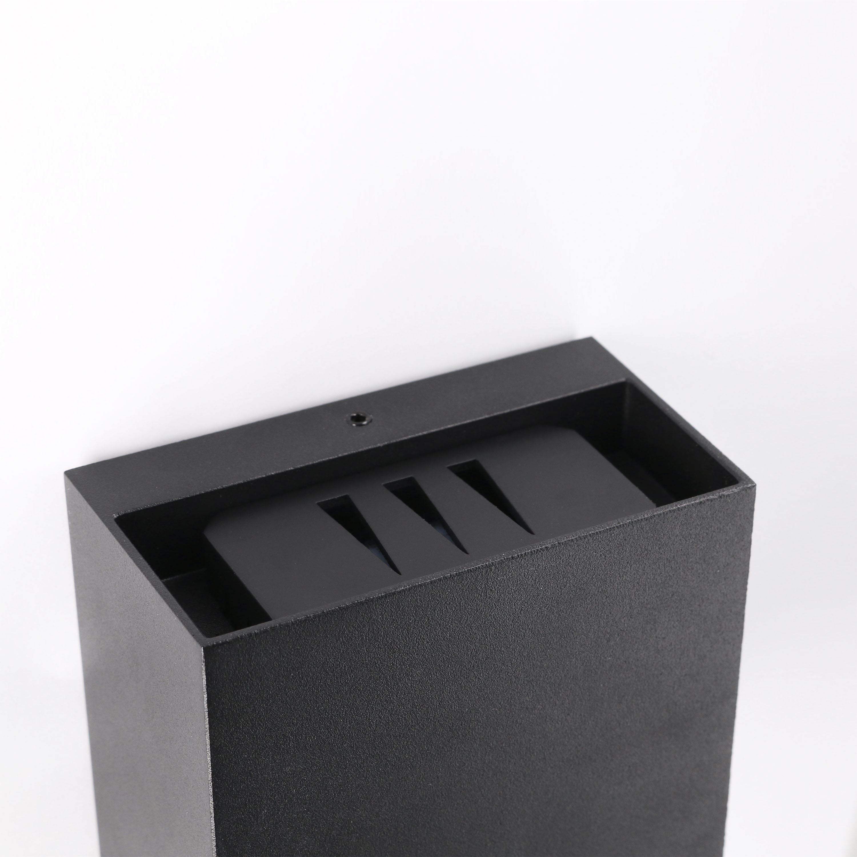 Applique LED design da esterno Baiona doppia luce nero IP65, luce bianco naturale 1400 lumen, INSPIRE - 4
