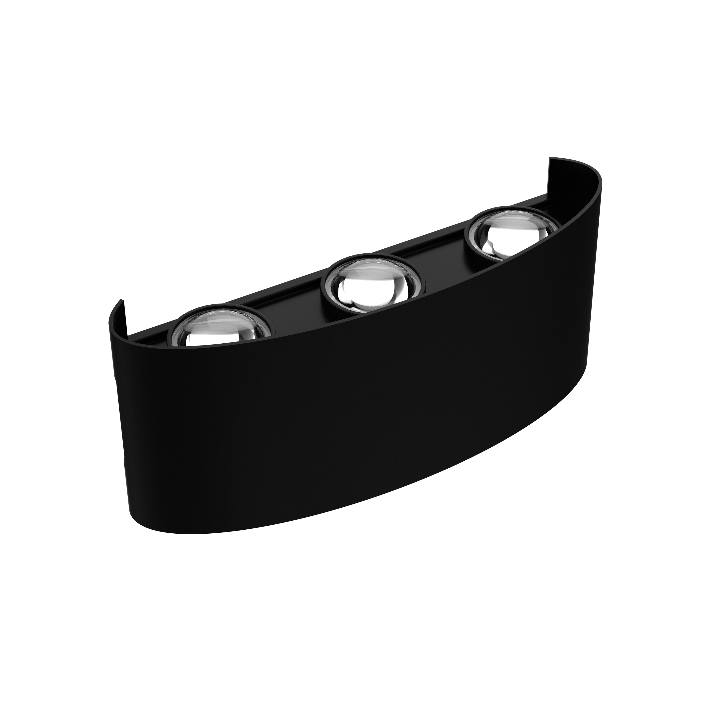 Applique extérieure led 958 lumens, blanc chaud, noir QuirogaINSPIRE - 4