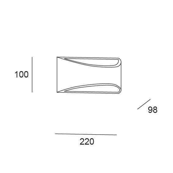 Aplique exterior LED Gijón INSPIRE blanco 1400 lm blanco neutro - 3