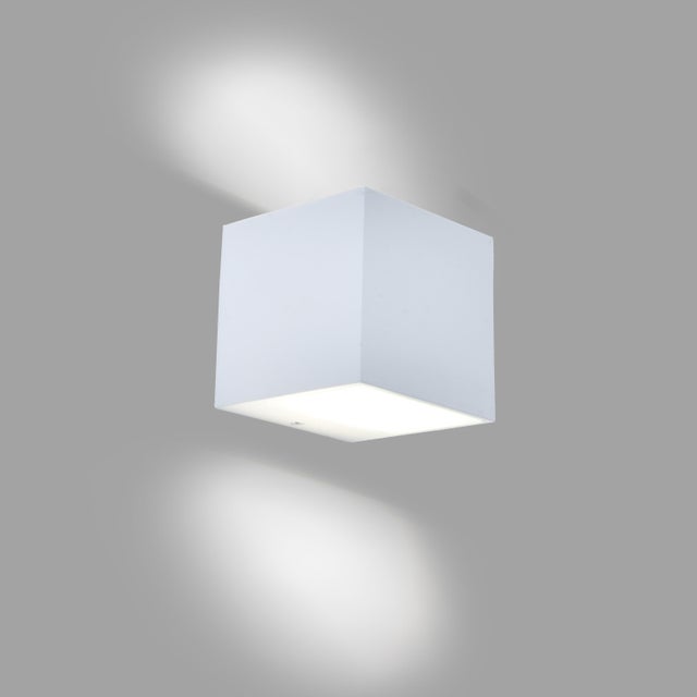 Candeeiro de parede Brandsen 930 lm 4000K IP54 branco Inspire