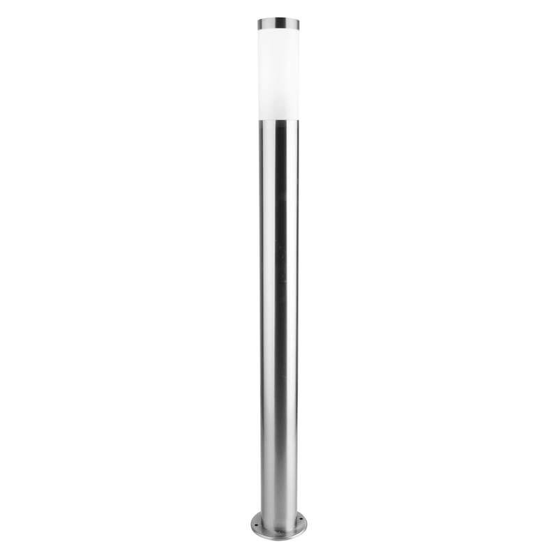 Lampa ogrodowa słupek Bergen srebrny E27 80 cm IP44 LED Inspire