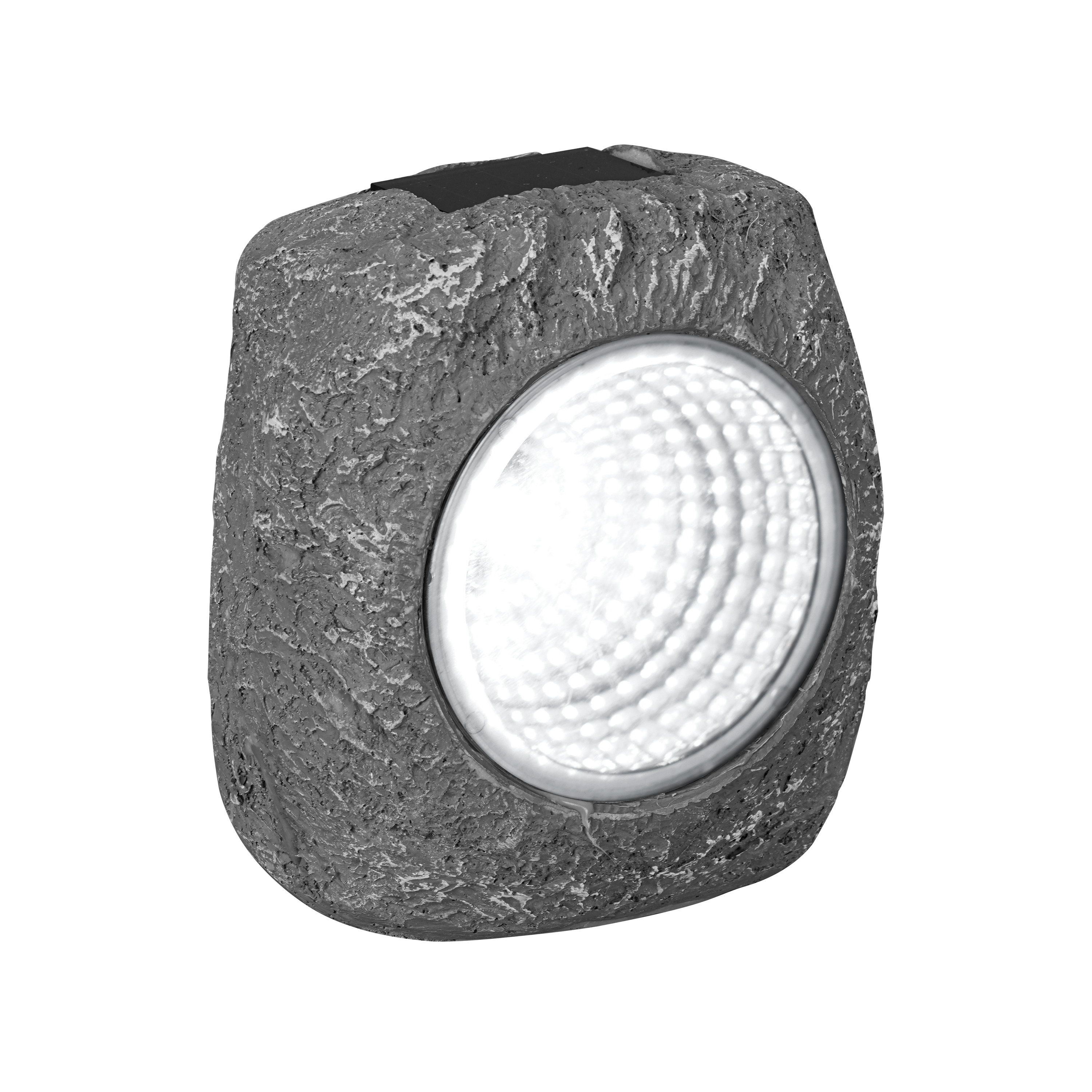 Lámpara de mesa solar sin cables de resina exterior gris con sensor crepuscular OS-A159A IP44 y 8hrs autonomía - 4