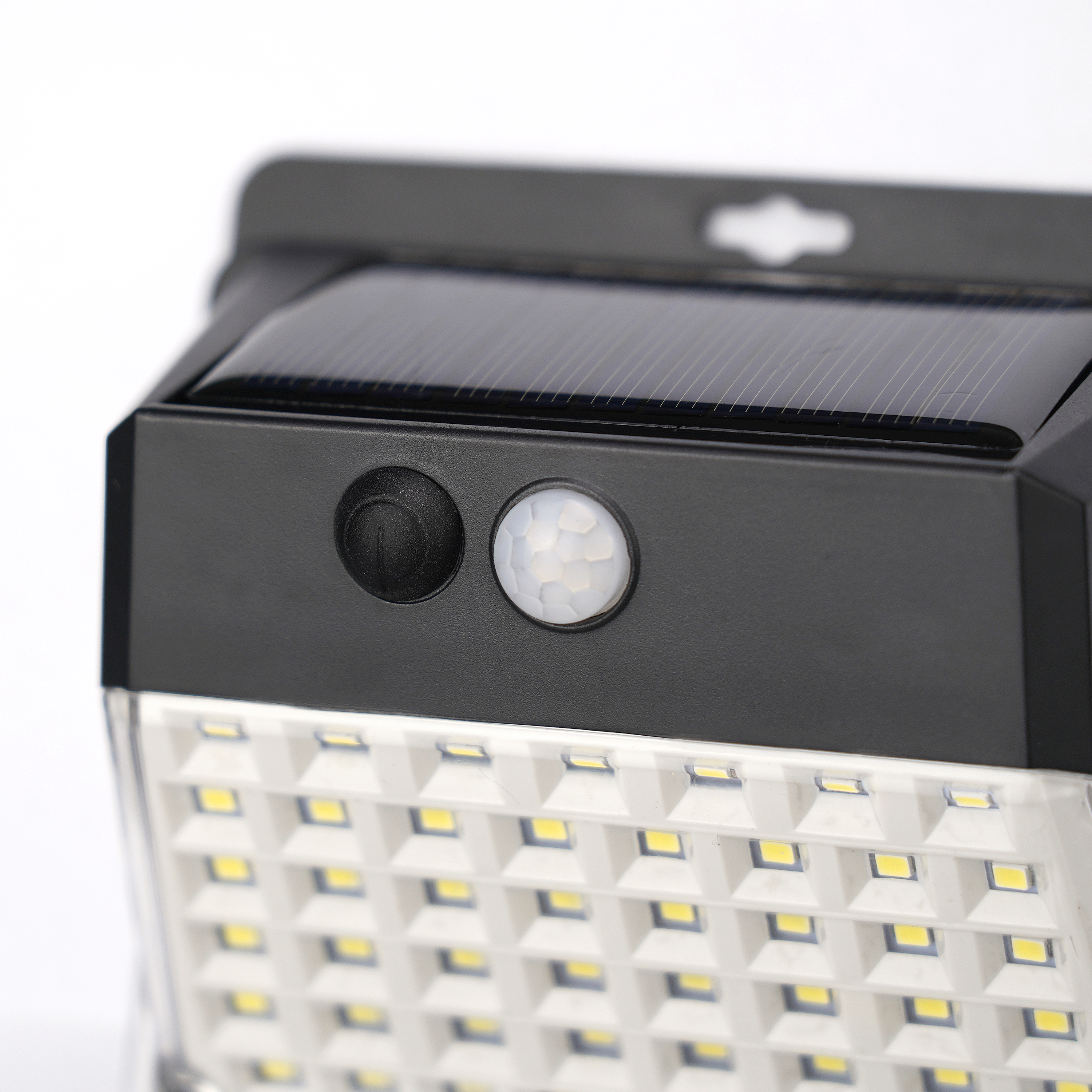 Pack de 2 apliques solares de exterior luz LED blanco frío OS-A148X2 negro con sensor crepuscular y detector de movimiento IP44 - 9