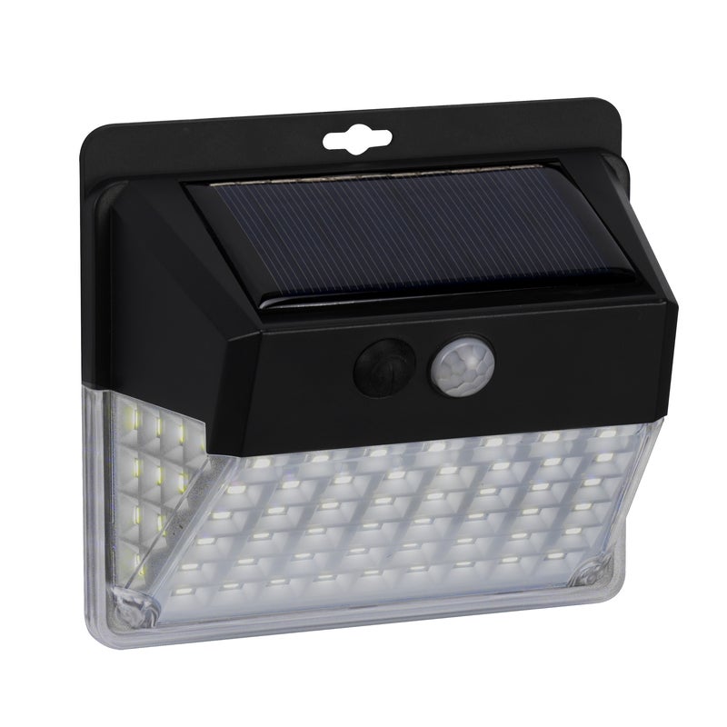 Kinkiet solarny Begur 2 szt. czarny z czujnikiem IP44 LED