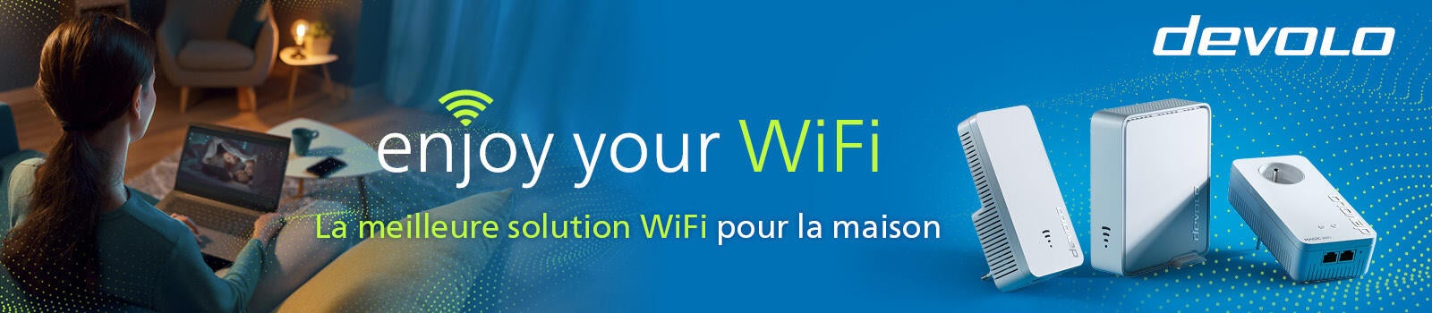 Devolo dLAN 1200 Wi-Fi AC (9790) - Répéteur Wi-Fi - Garantie 3 ans