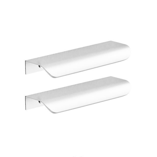 2 Puxadores para porta de cozinha 96MM branco OSLO