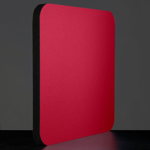 Pannello fonoassorbente Silentium By Primate rosso 0.66 x 0.66 m, Sp 45 mm, 3 pezzi