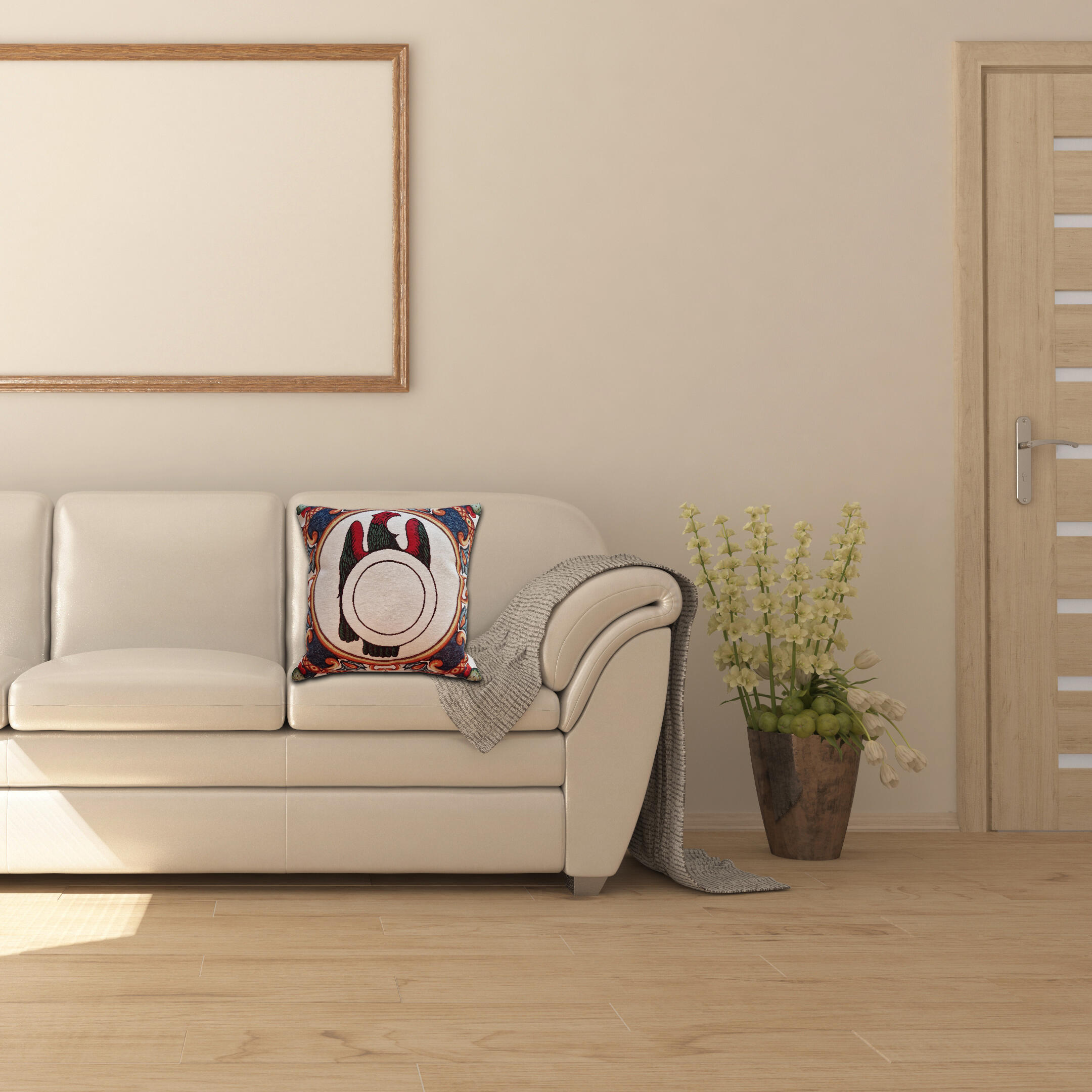 Cuscino Denaria multicolore 45 x 45 cm - 2