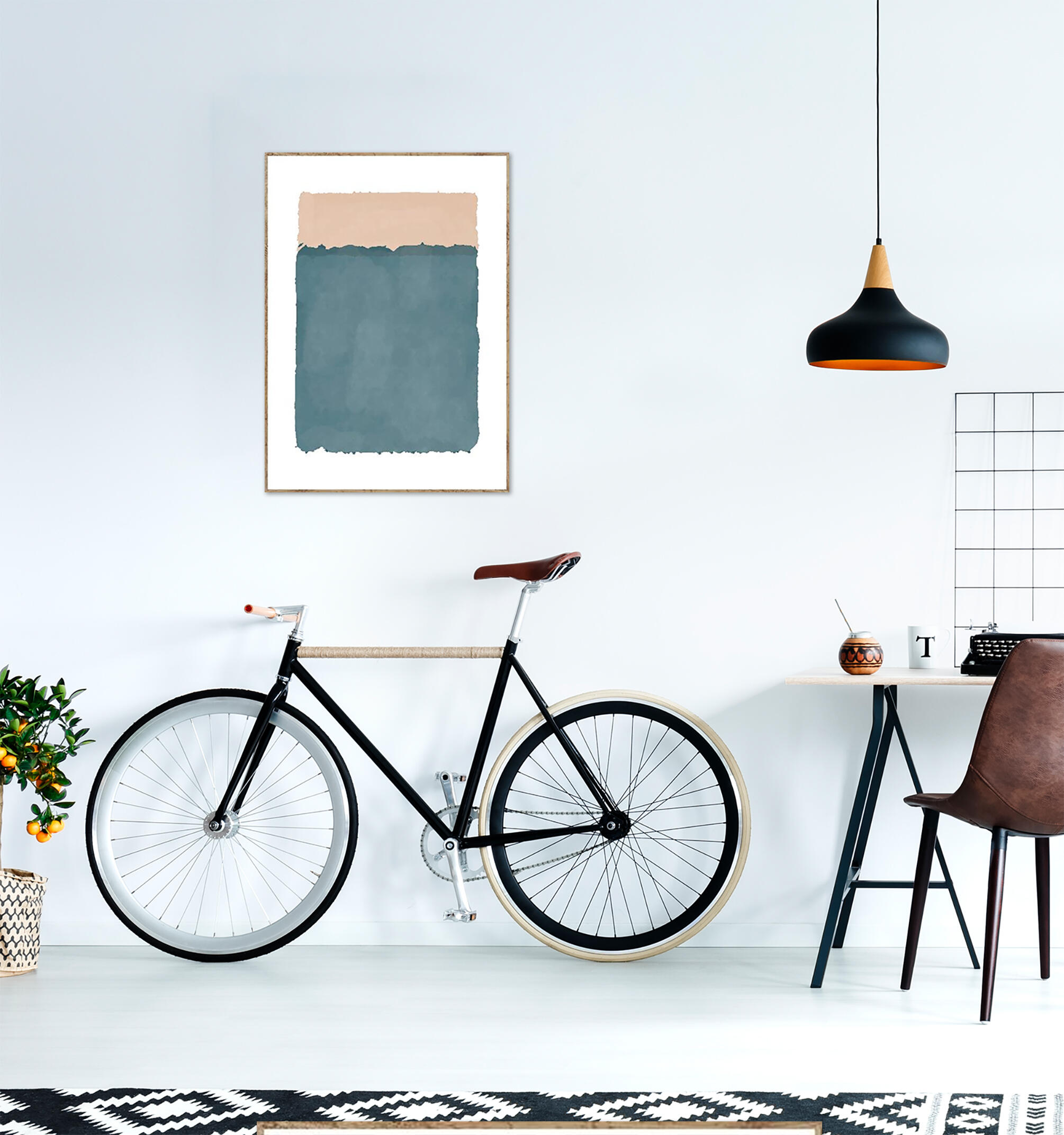 Cuadro con marco estilo decoart 51 cm x 71 cm